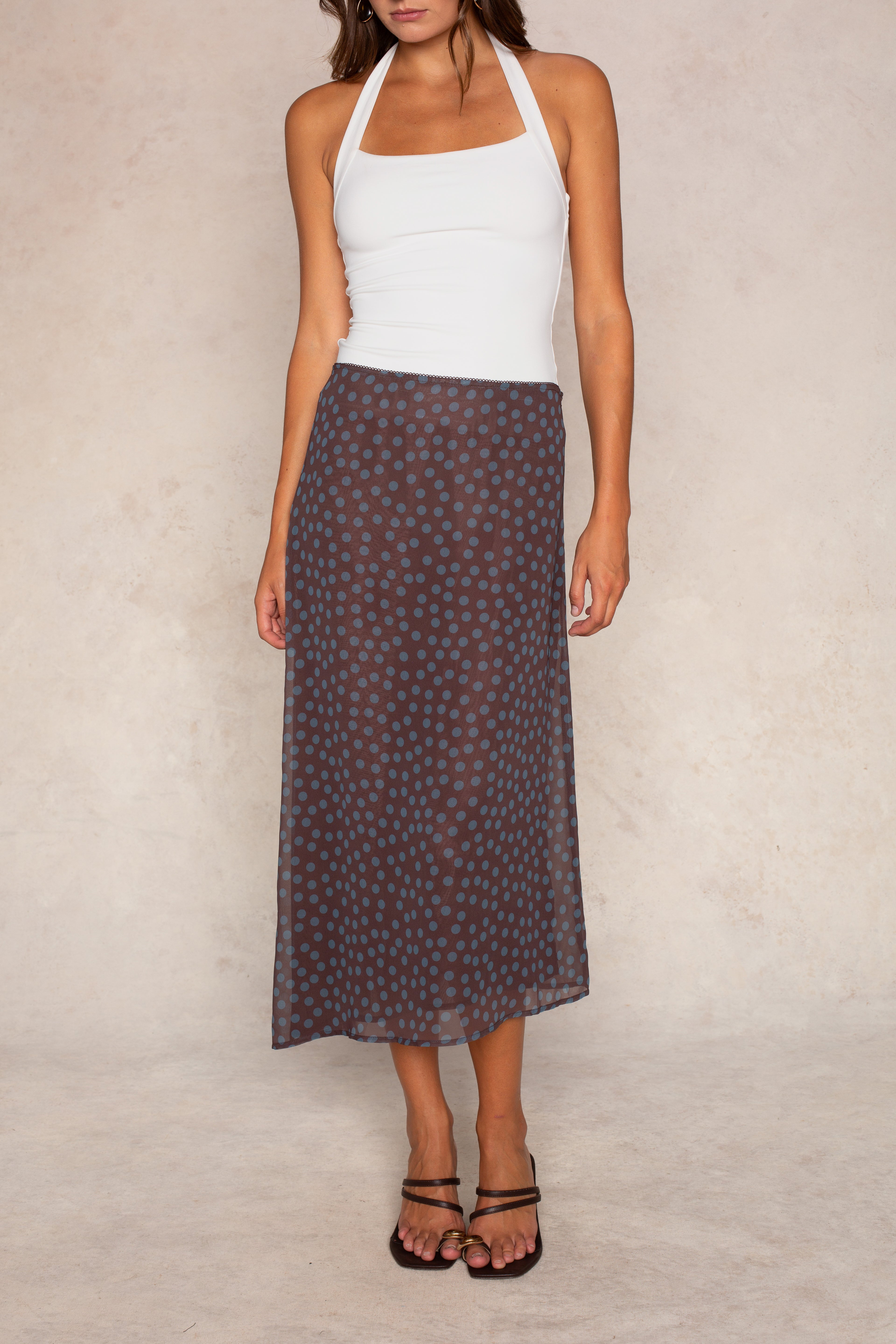 Millie Asymm Midi Skirt