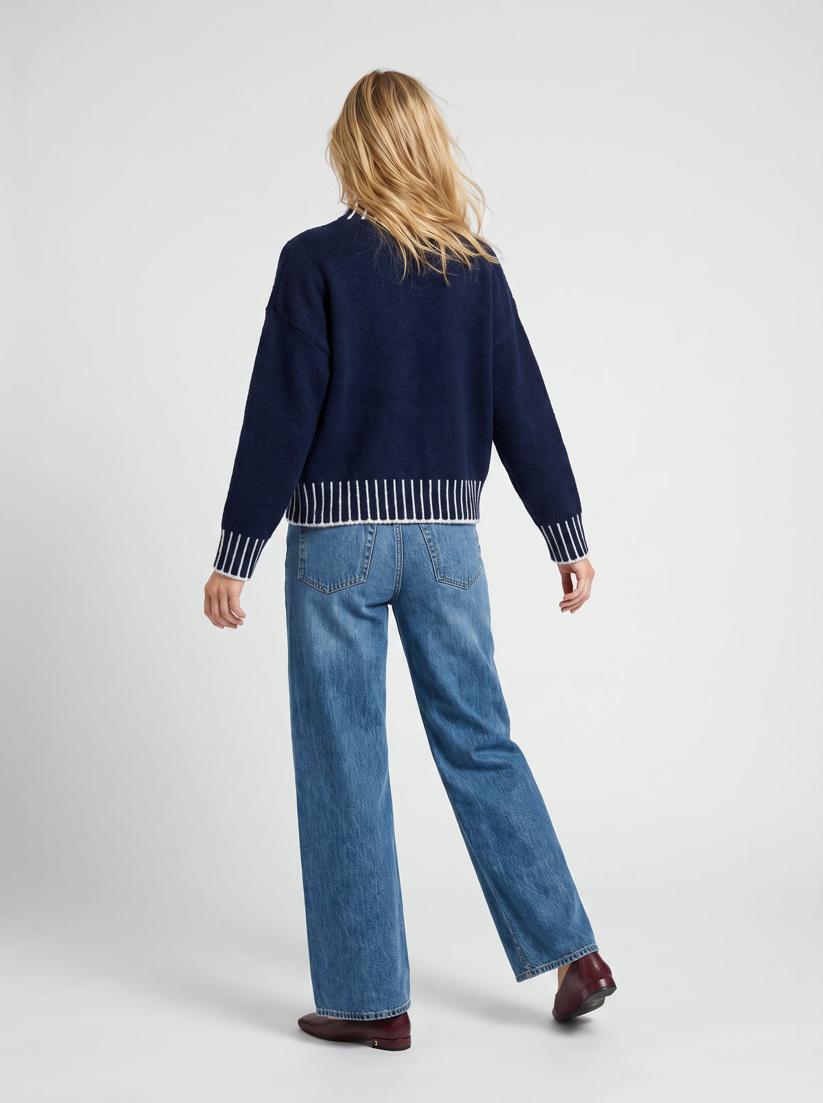 Sophia Mock Neck Sweater