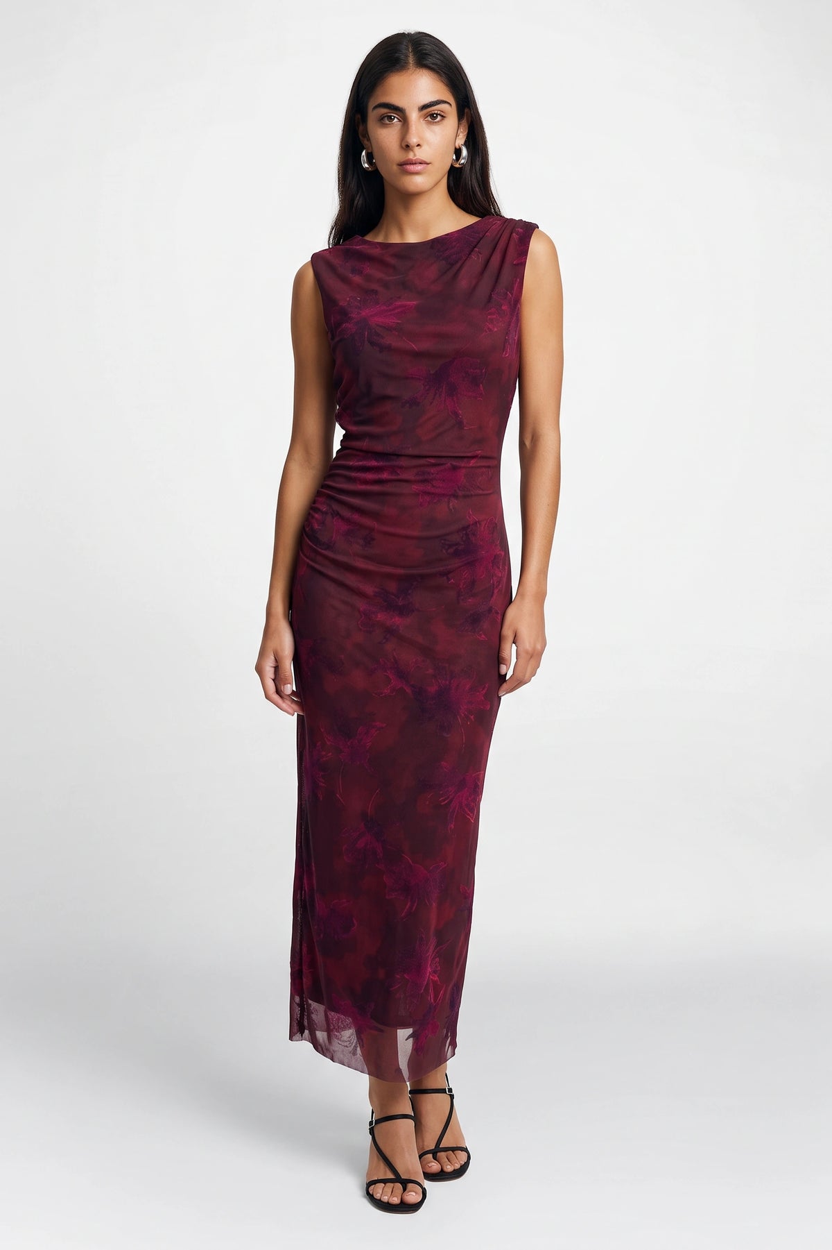 Reese Dress In Merlot