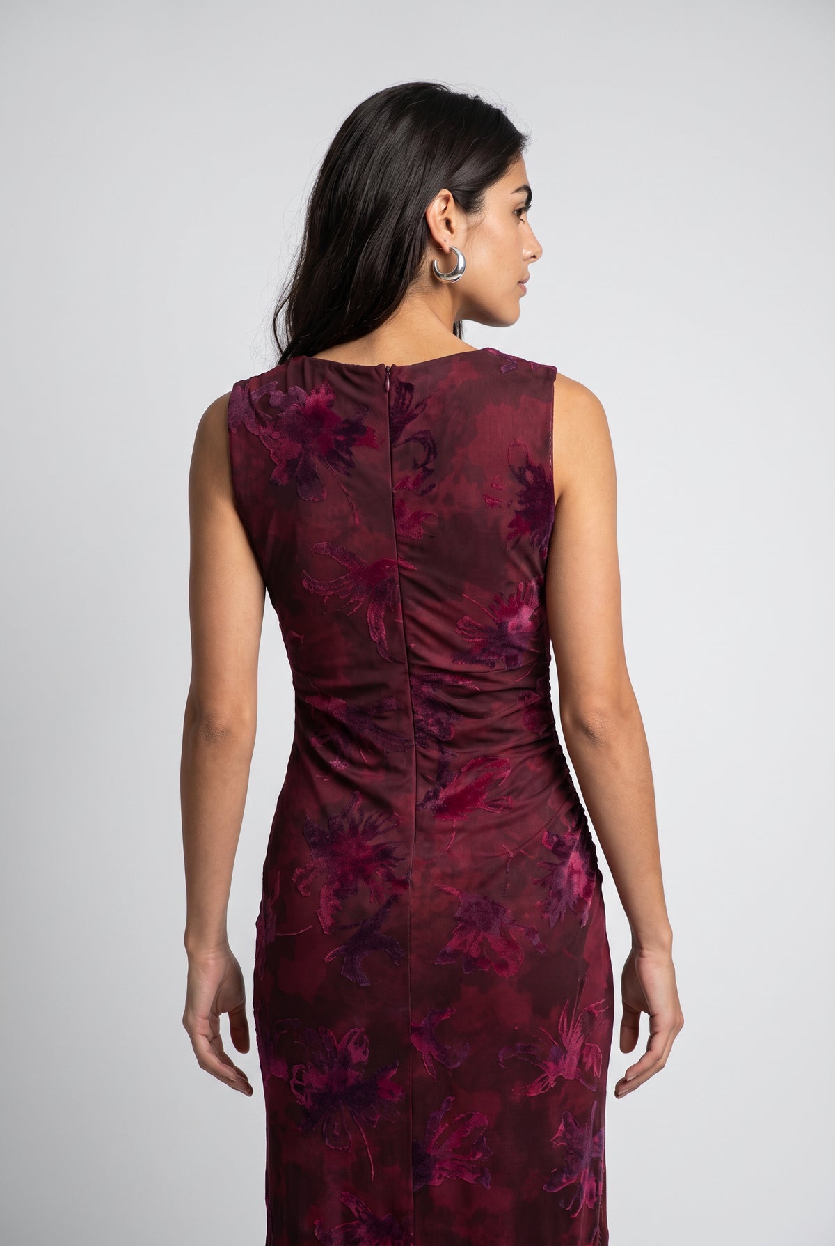 Reese Dress In Merlot
