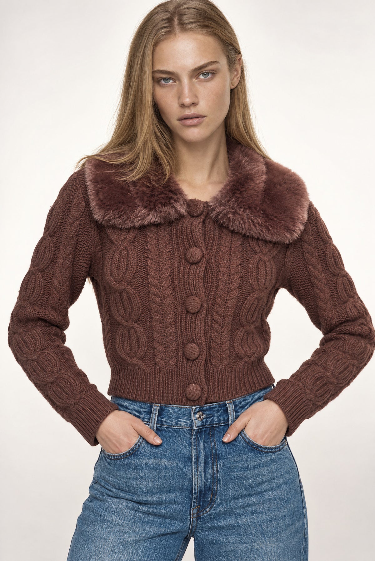 Fifi Fur Lined Cardigan