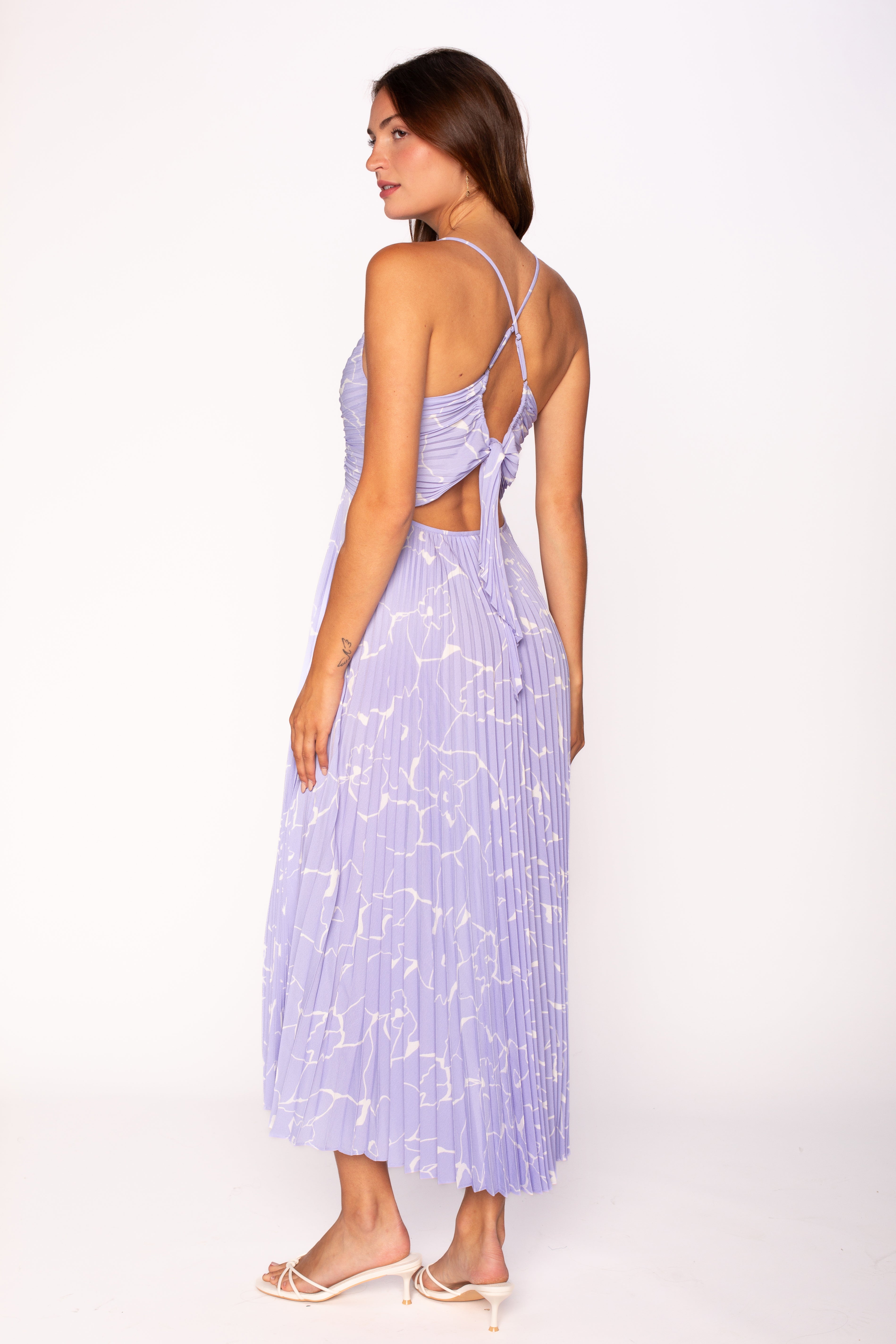 sorbae ruffle maxi dress Sorbae Maxi Dress Yellow Green Floral – South Moon Under