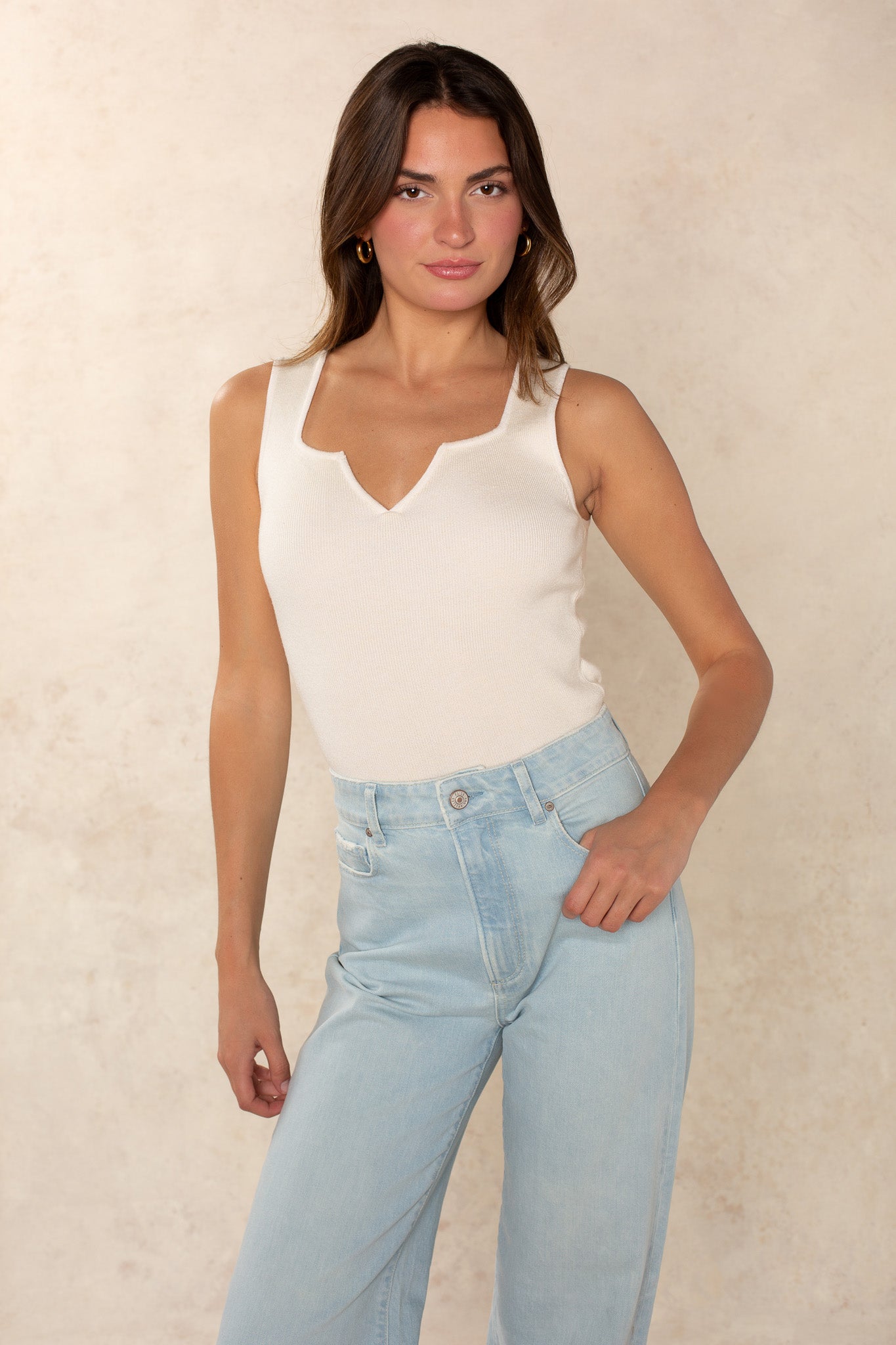 Emmy Notch Neck Tank
