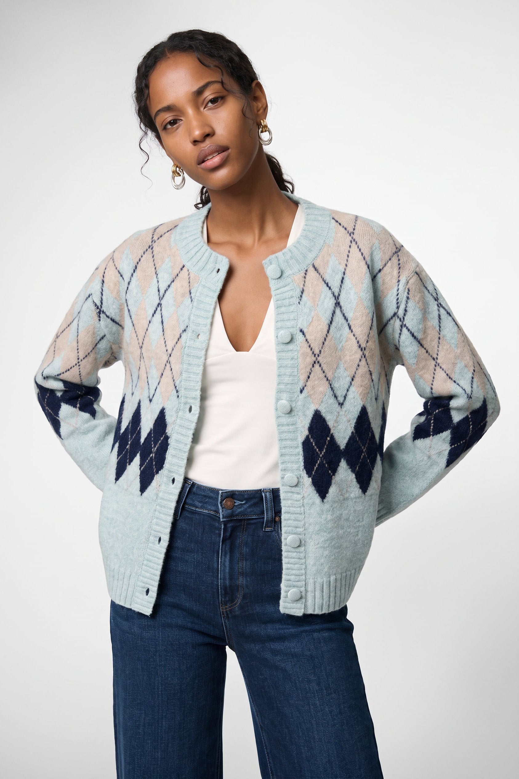 Brady Argyle Cardigan