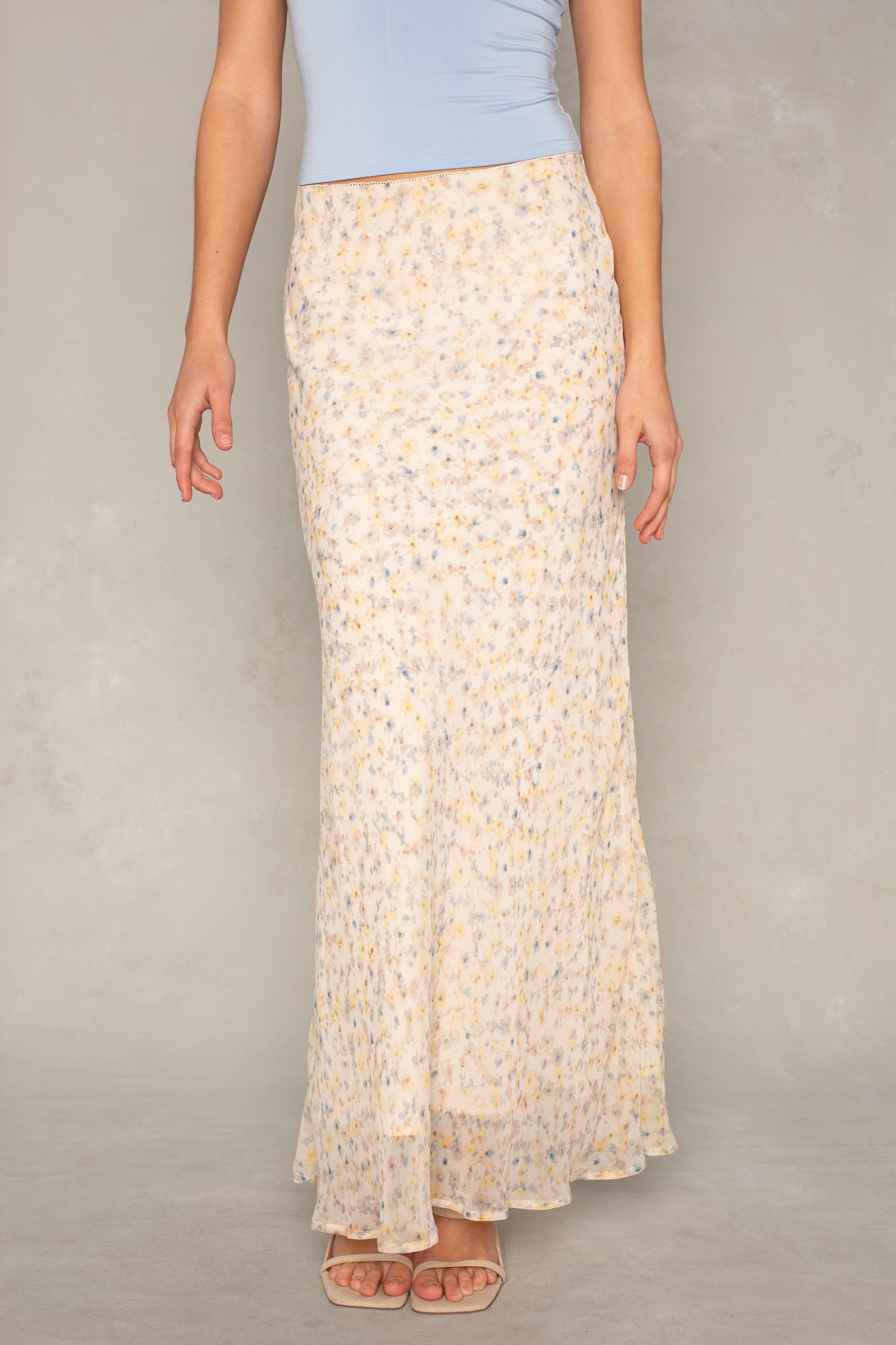 Mollie Floral Midi Skirt