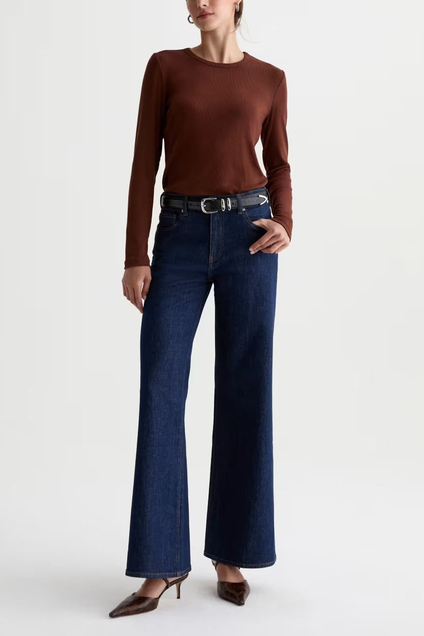 Saige Wide Leg Jean In Azura