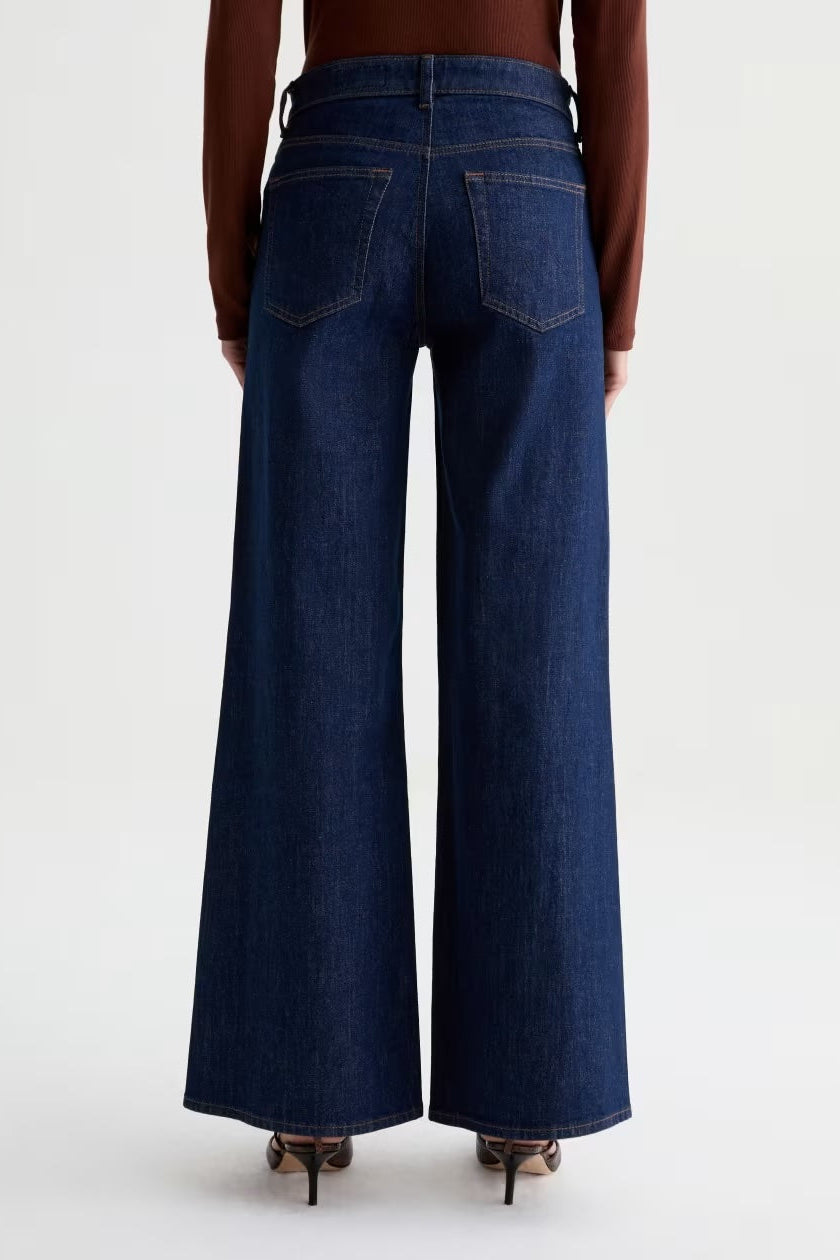 Saige Wide Leg Jean In Azura