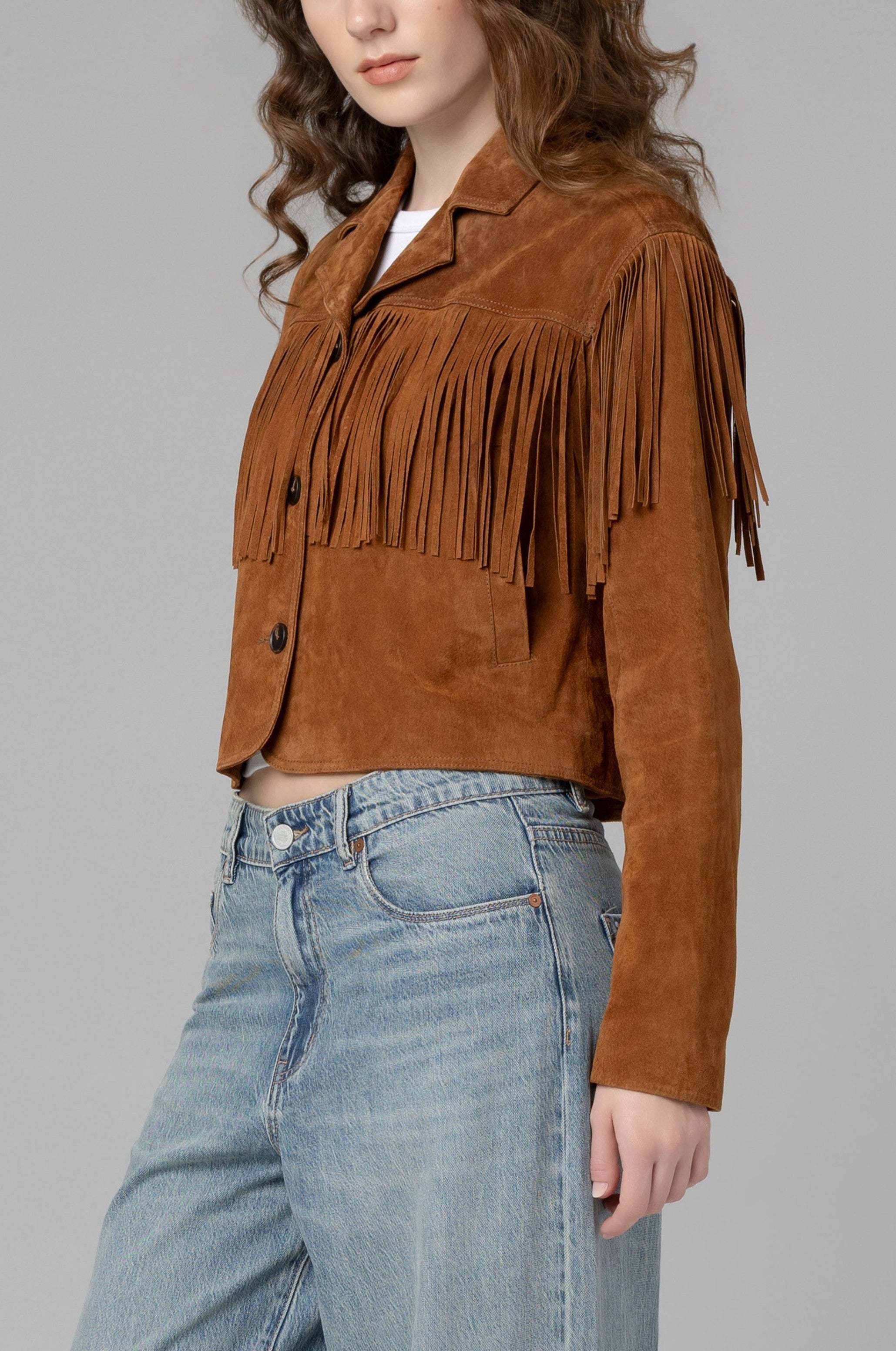 Smoked Paprika Suede Jacket