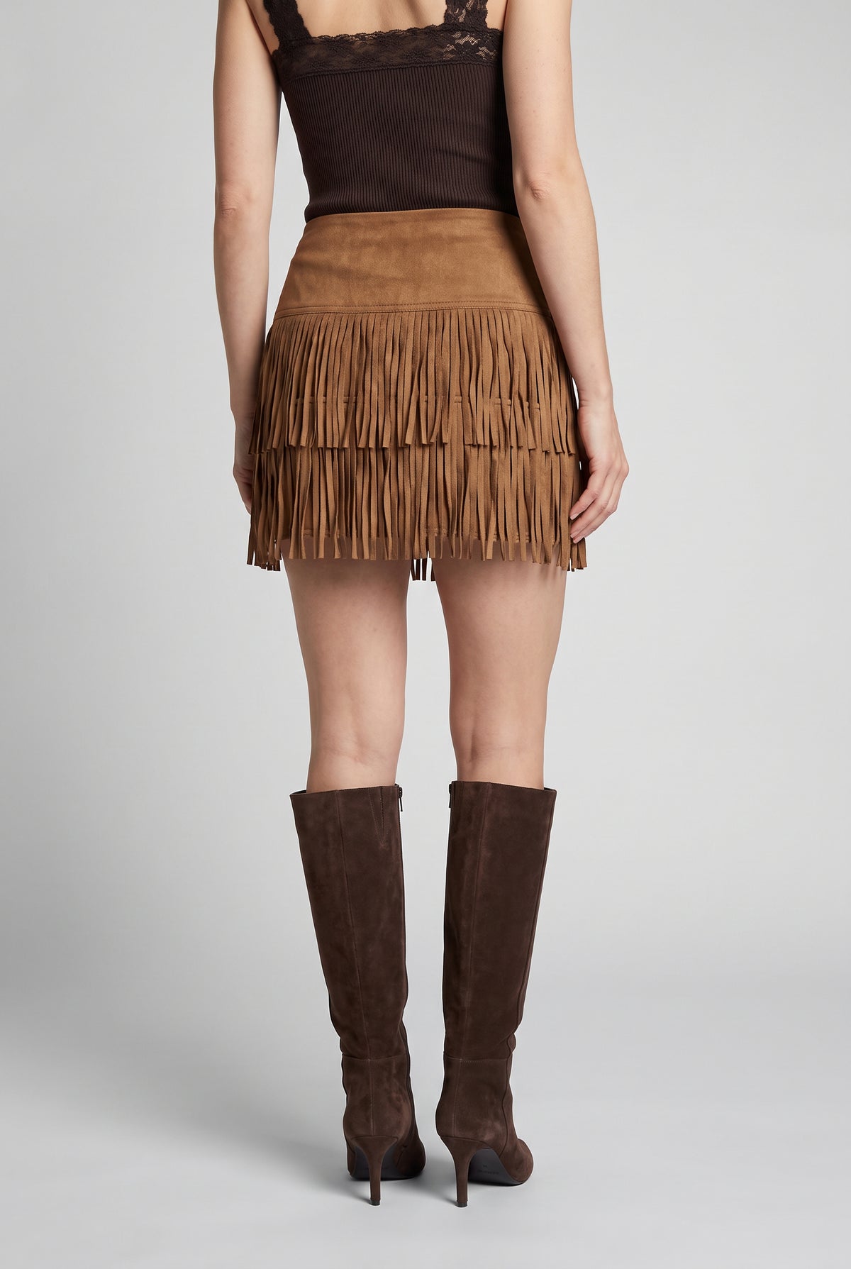 Montana Fringe Mini Skirt
