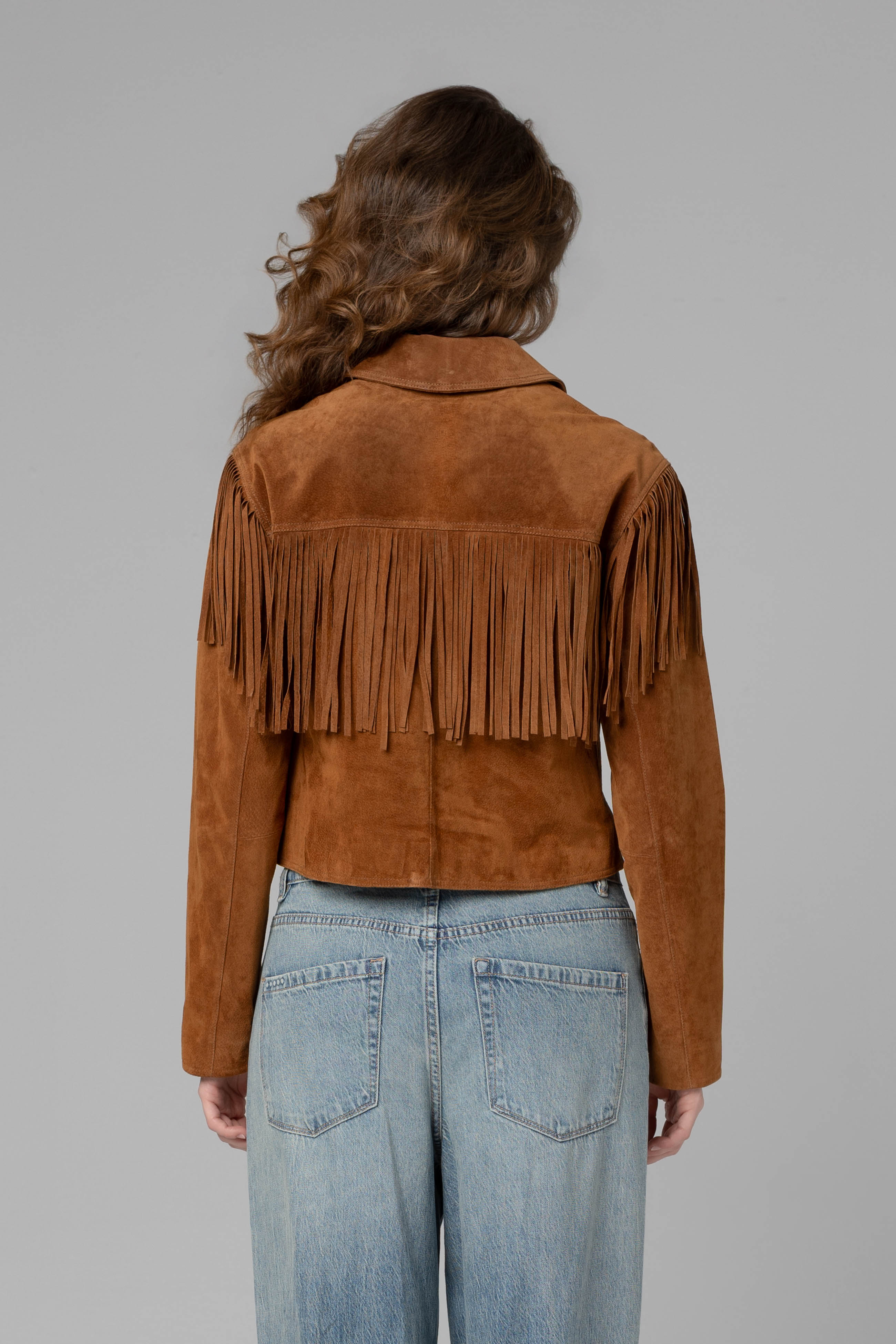 Smoked Paprika Suede Jacket