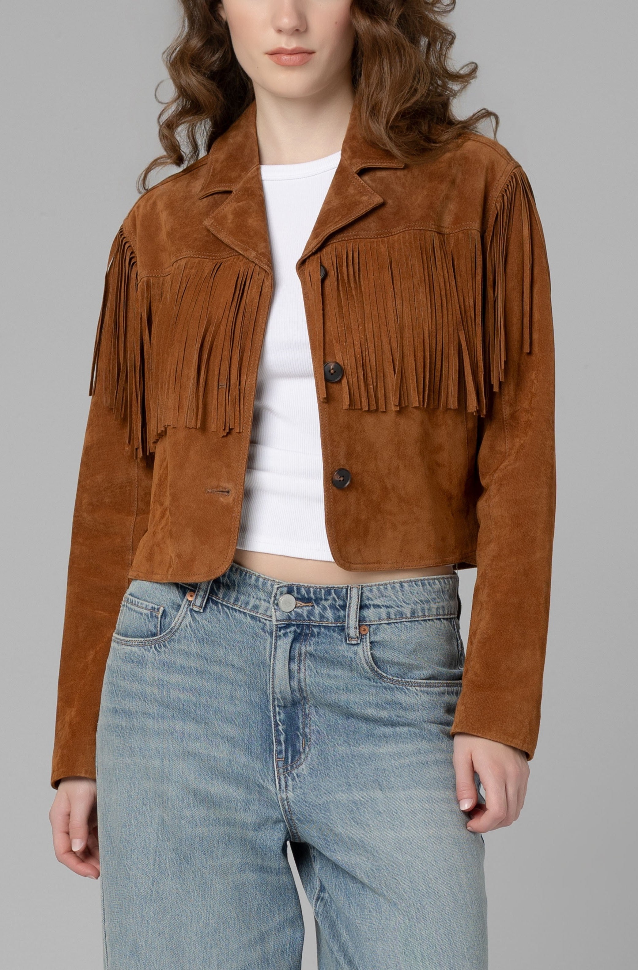 Smoked Paprika Suede Jacket