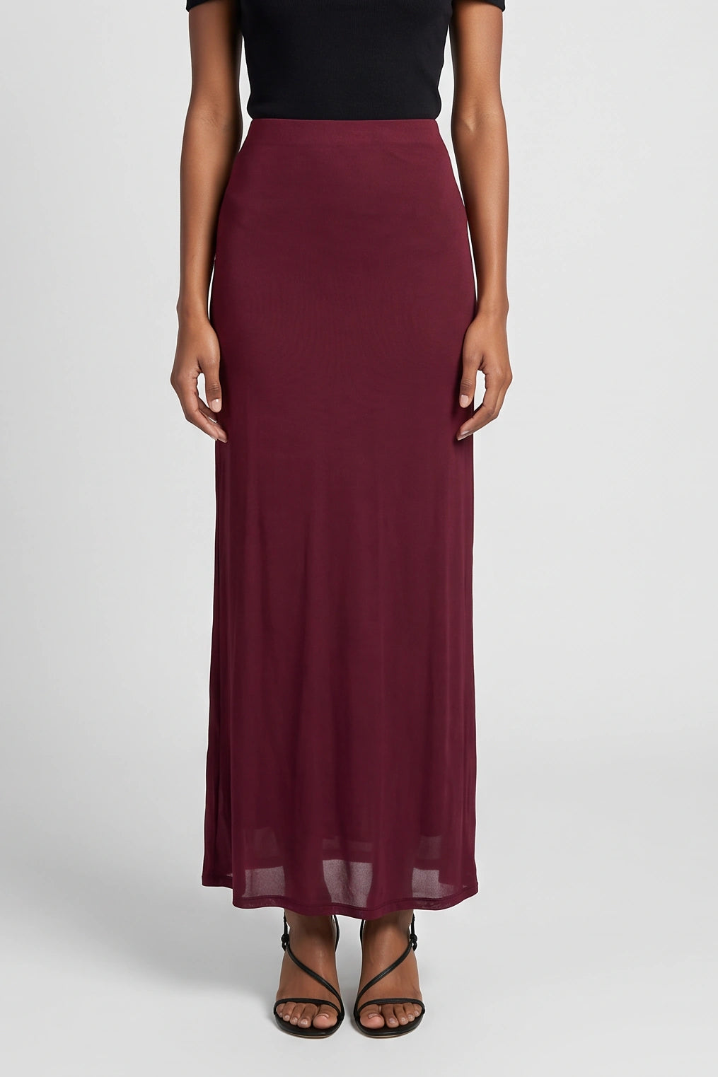 Faye Mesh Midi Skirt