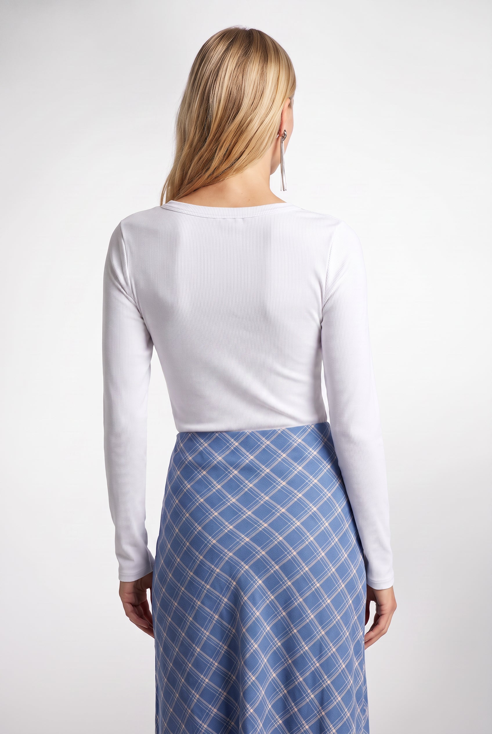 Audrey Square Neck Long Sleeve Top