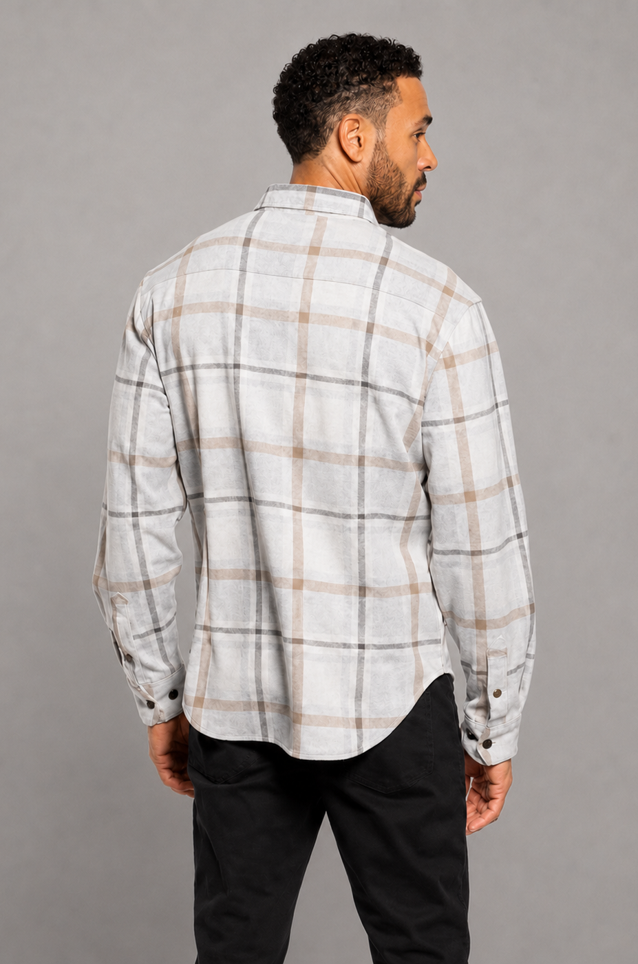 Cala Plaids Shirt In Ivory