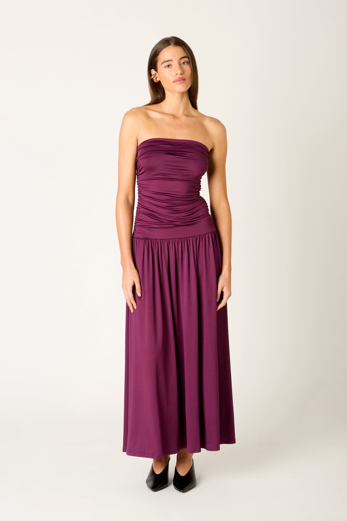 Santal Midi Dress In Orchid