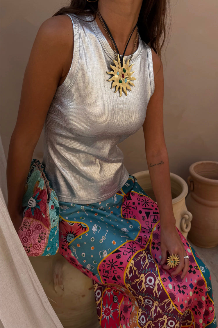 Metallic Tank Top