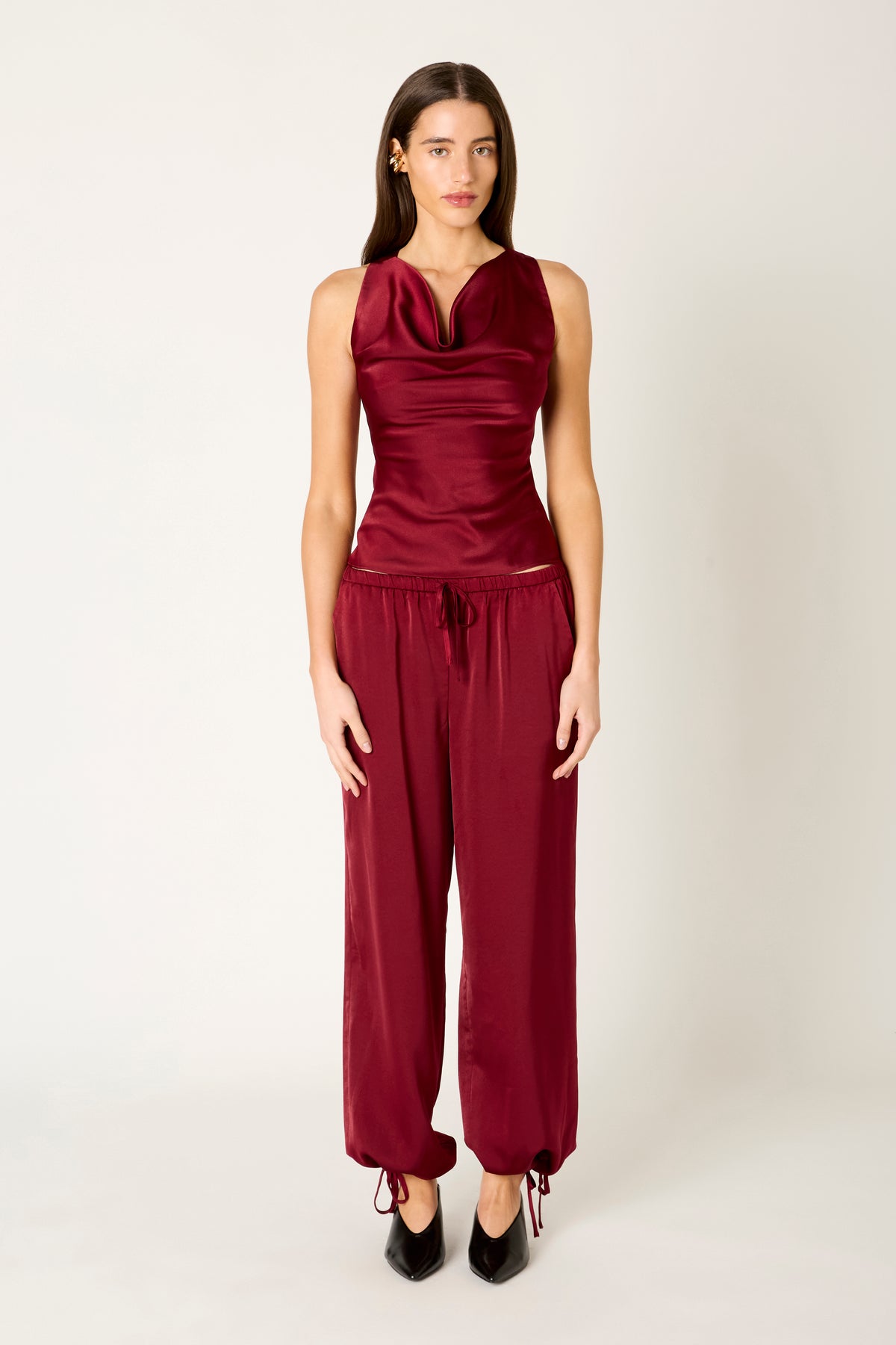 Cosimo Top In Oxblood