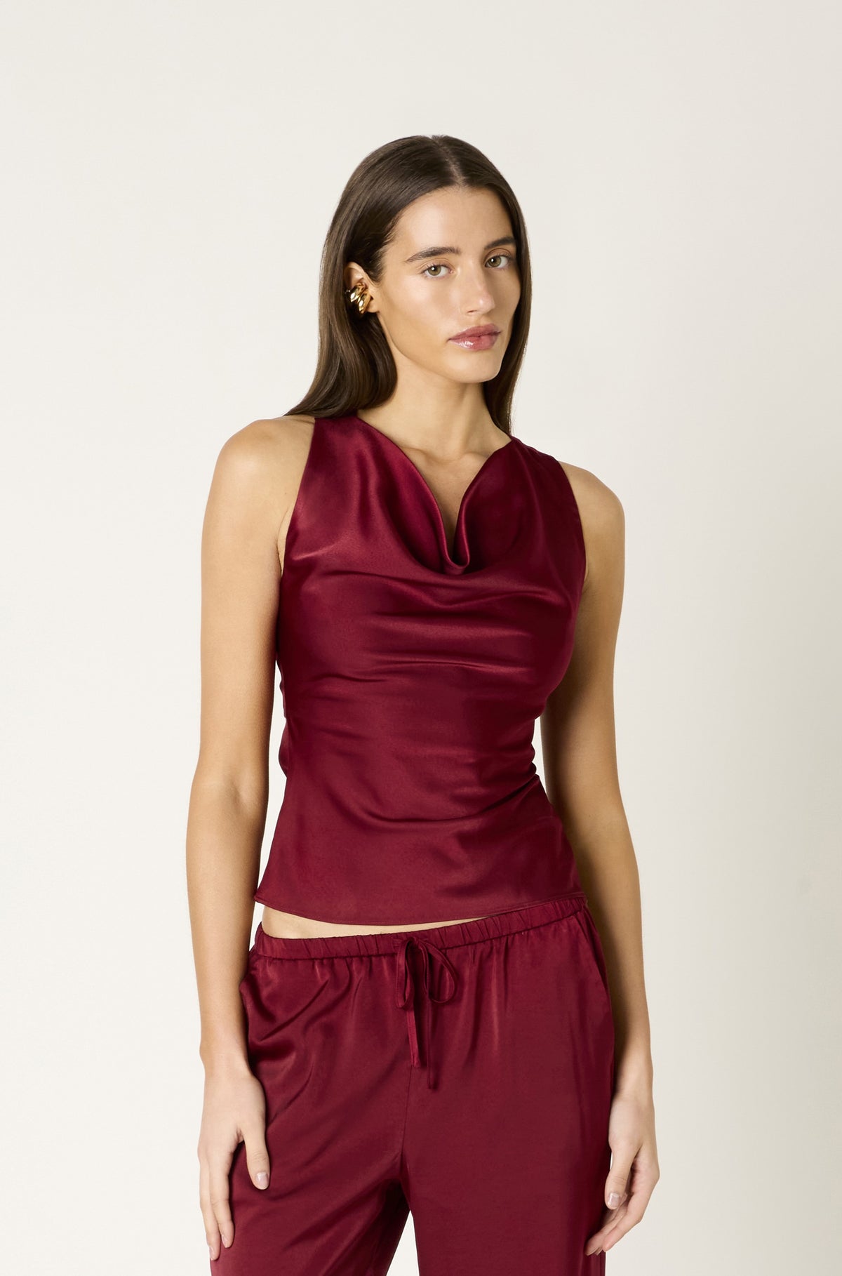 Cosimo Top In Oxblood