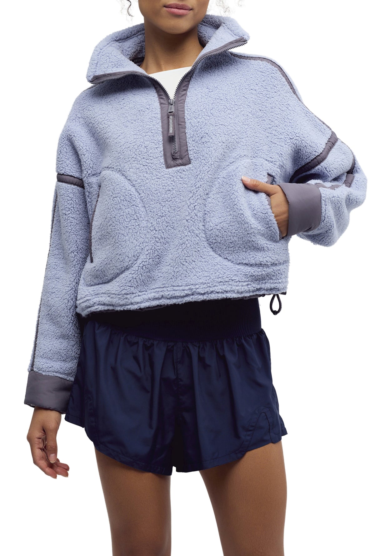 Mountain High 1/2 Zip In Steel