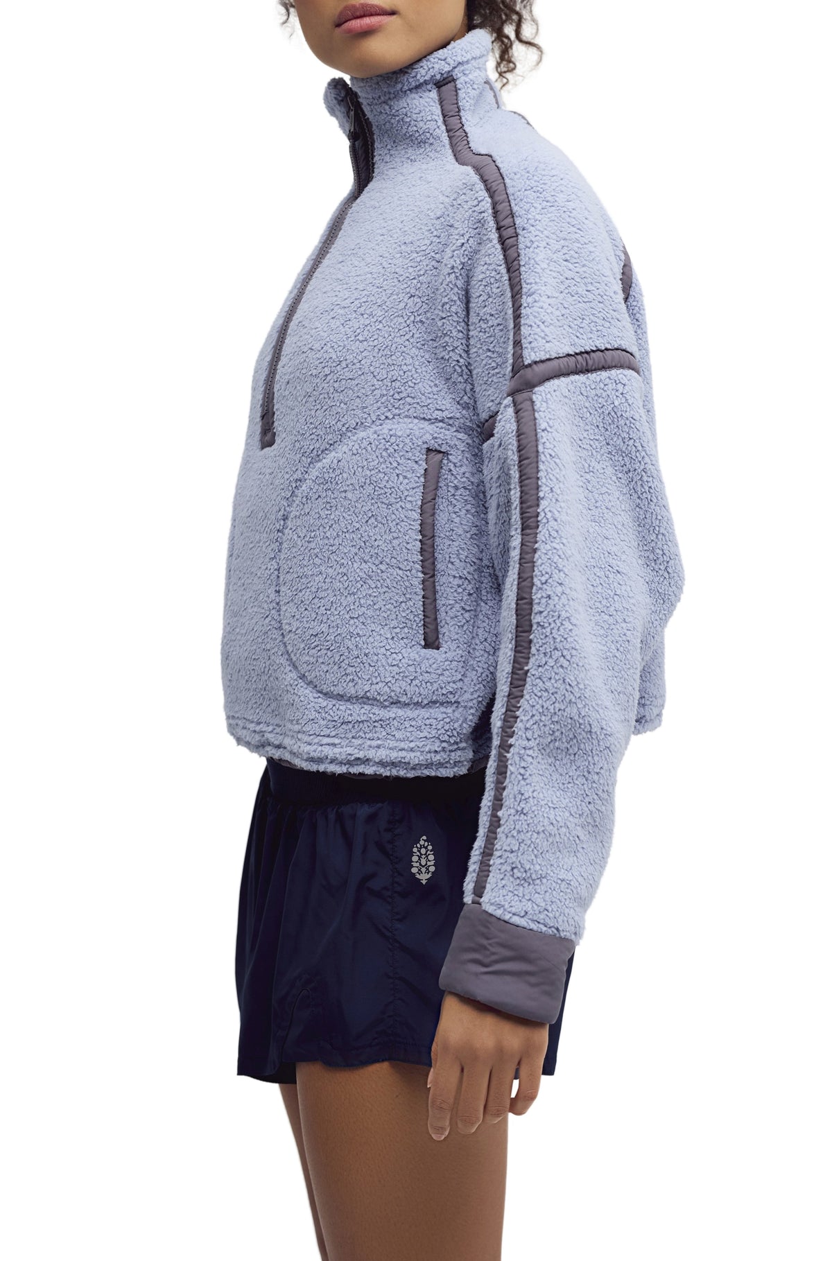 Mountain High 1/2 Zip In Steel