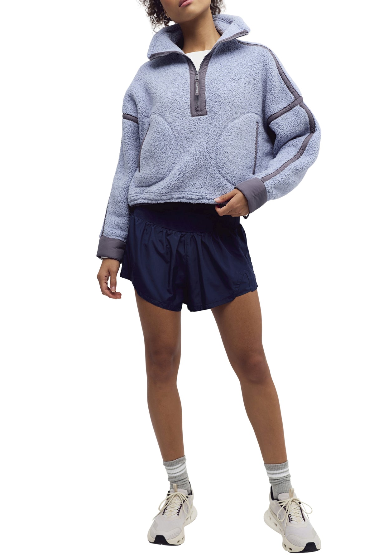 Mountain High 1/2 Zip In Steel
