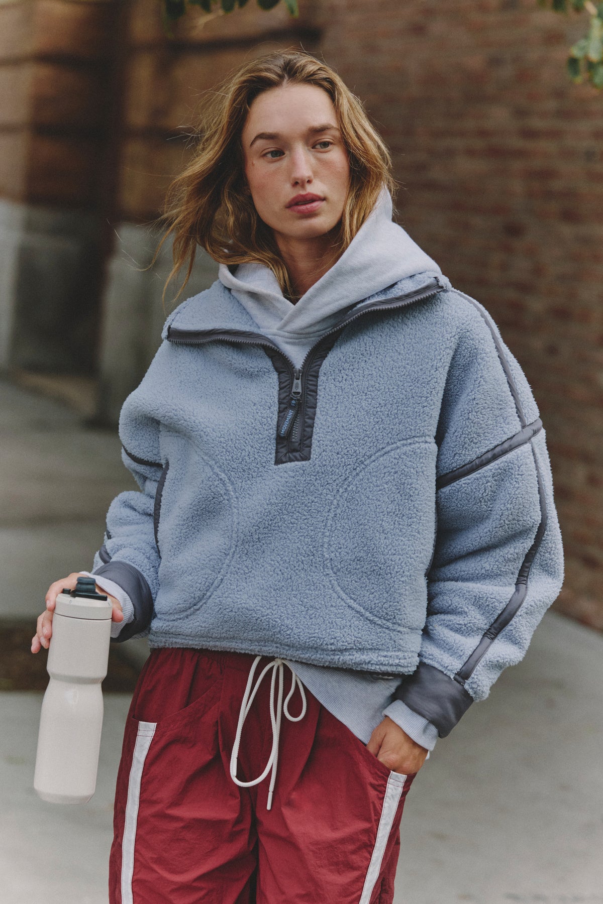 Mountain High 1/2 Zip In Steel