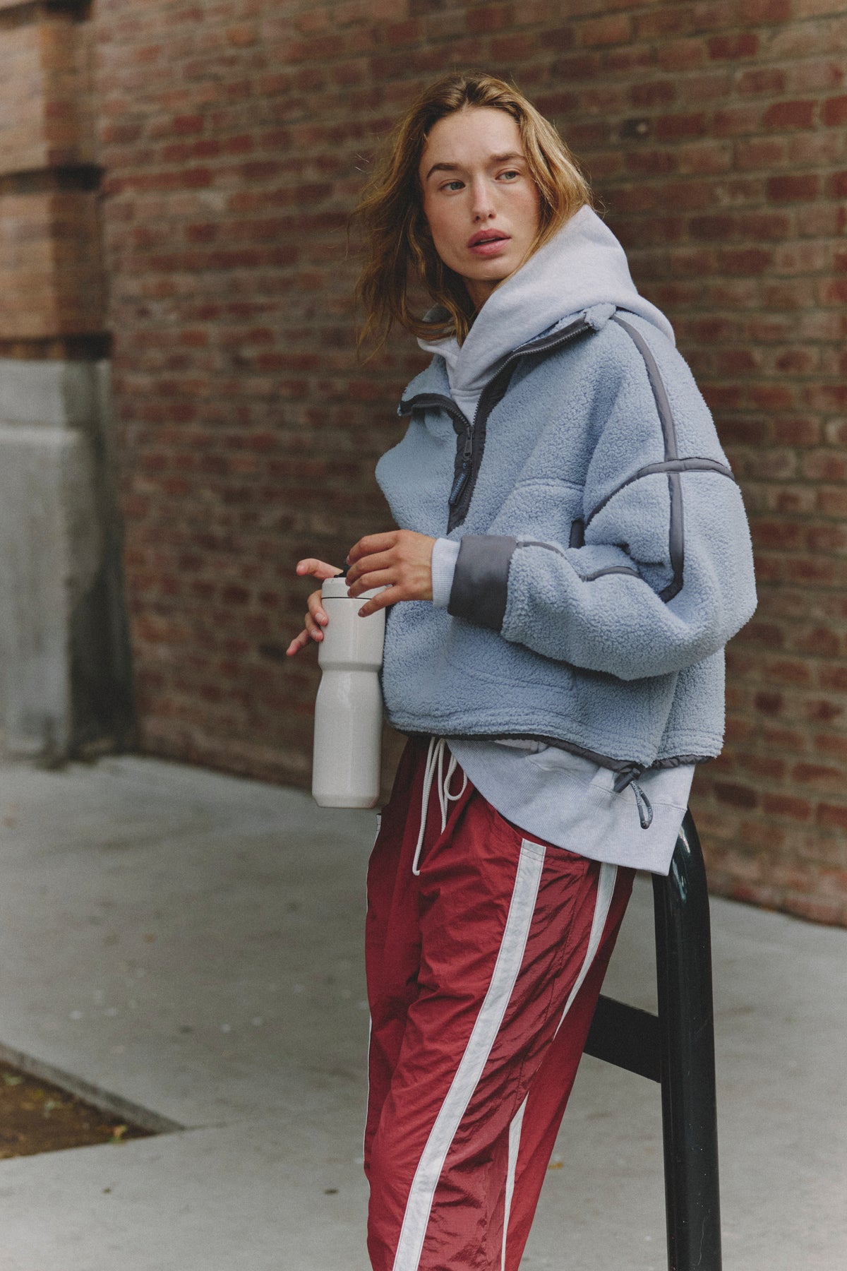 Mountain High 1/2 Zip In Steel