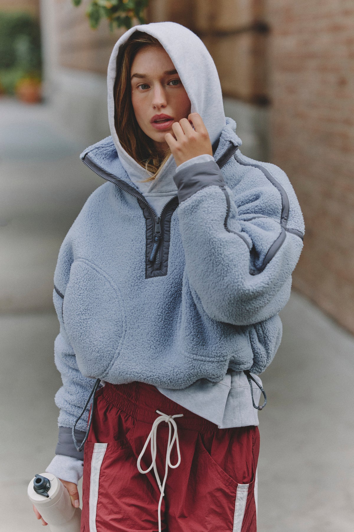 Mountain High 1/2 Zip In Steel