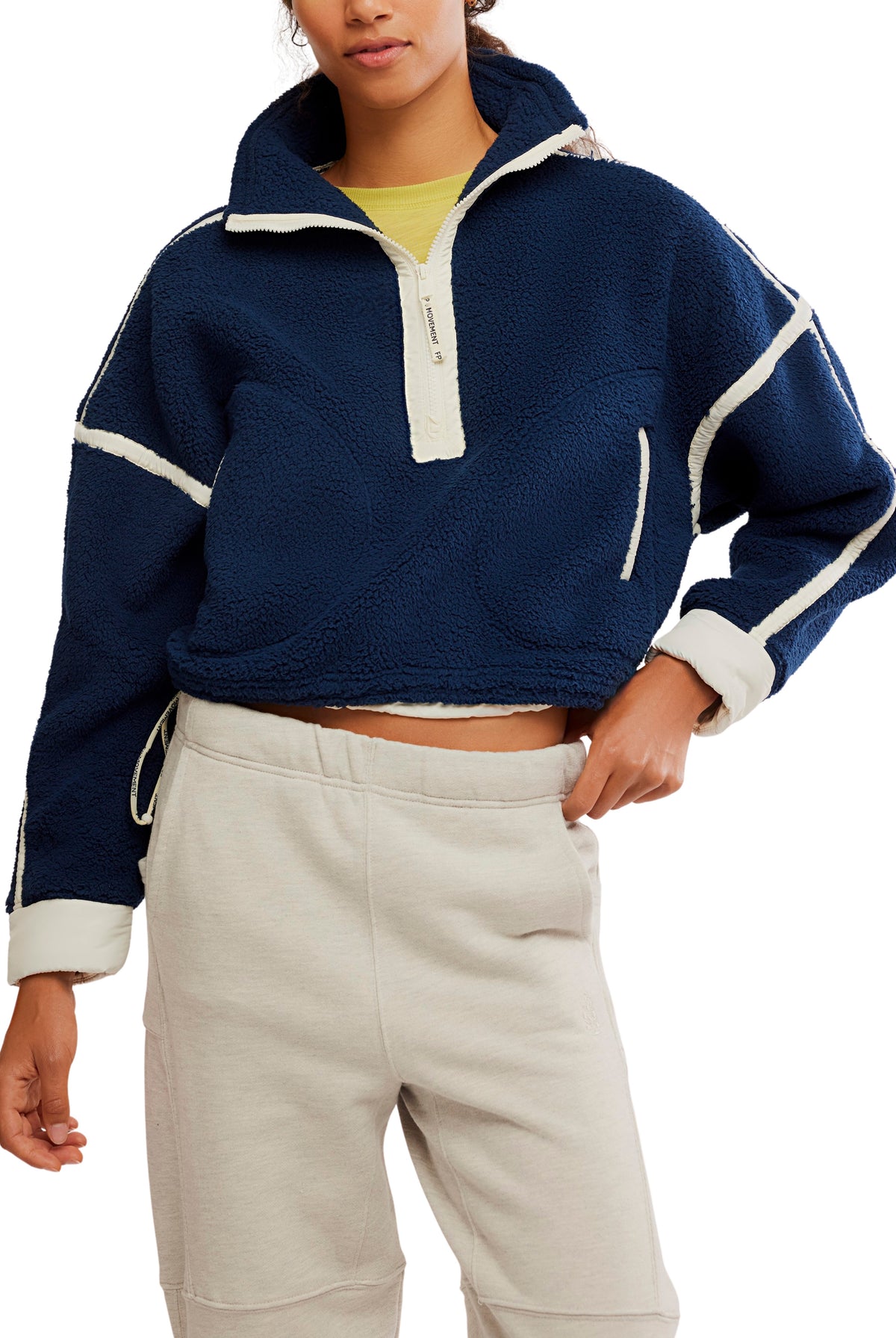 Mountain High 1/2 Zip In Navy Combo