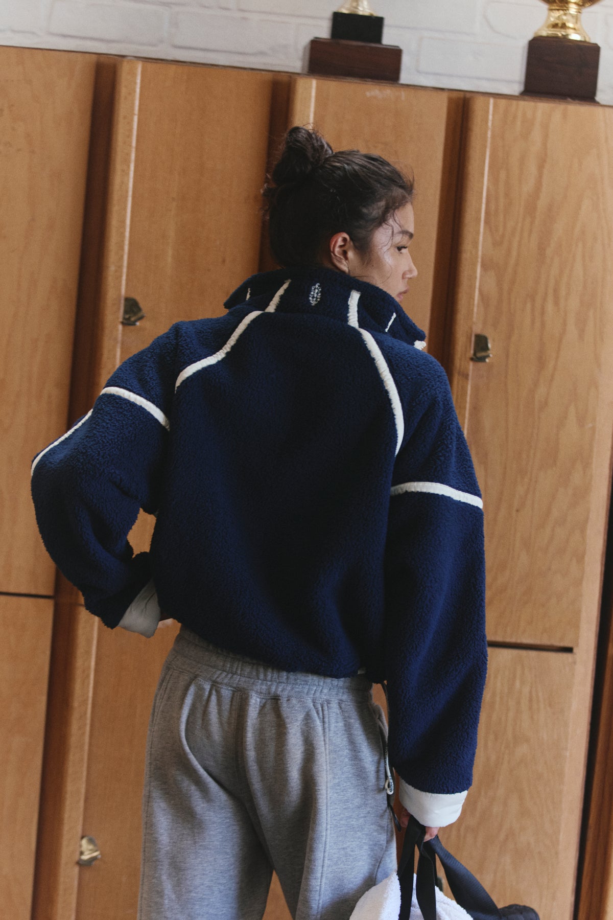 Mountain High 1/2 Zip In Navy Combo