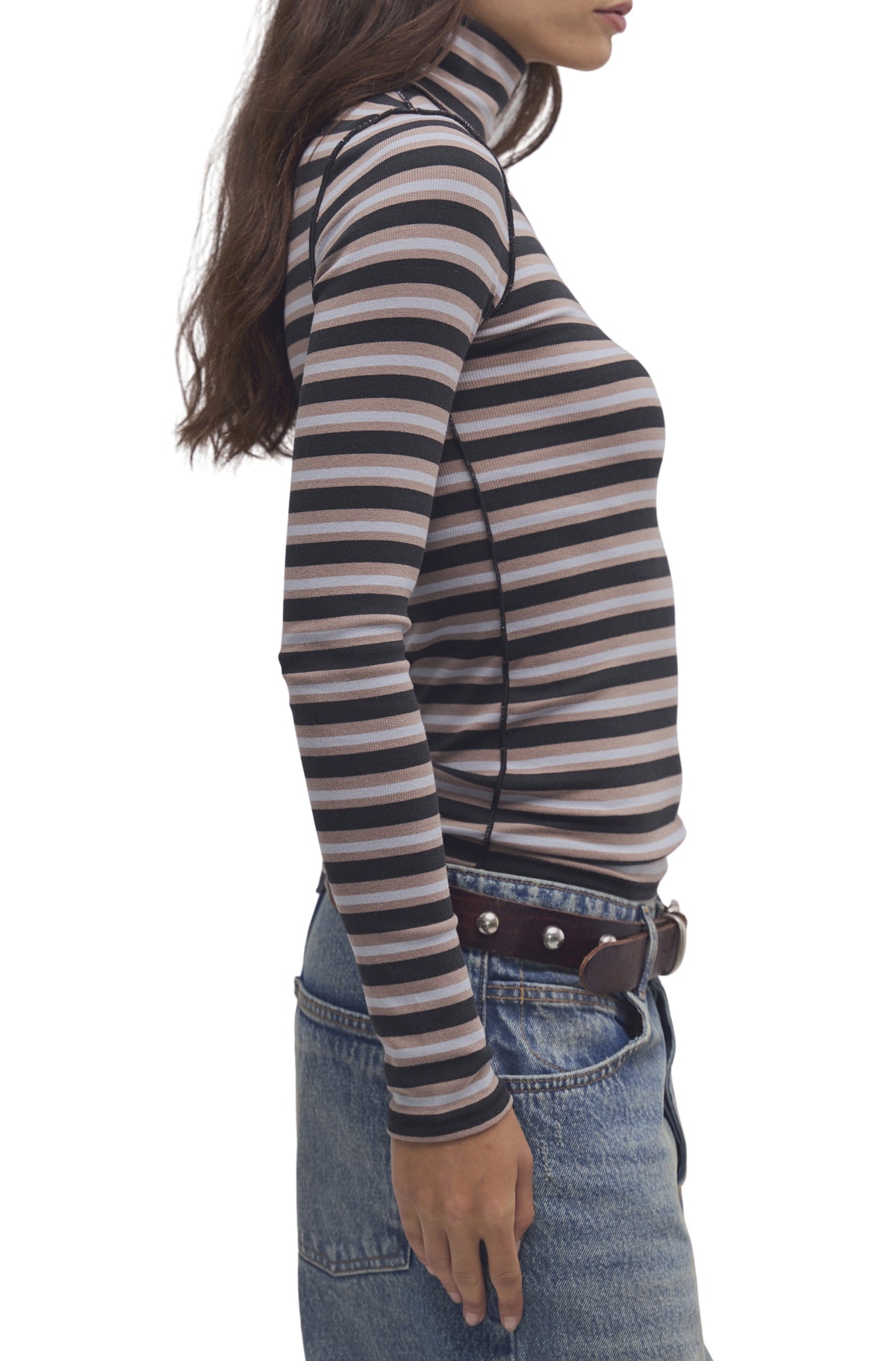 Good Good Turtle Stripe In Washed Black