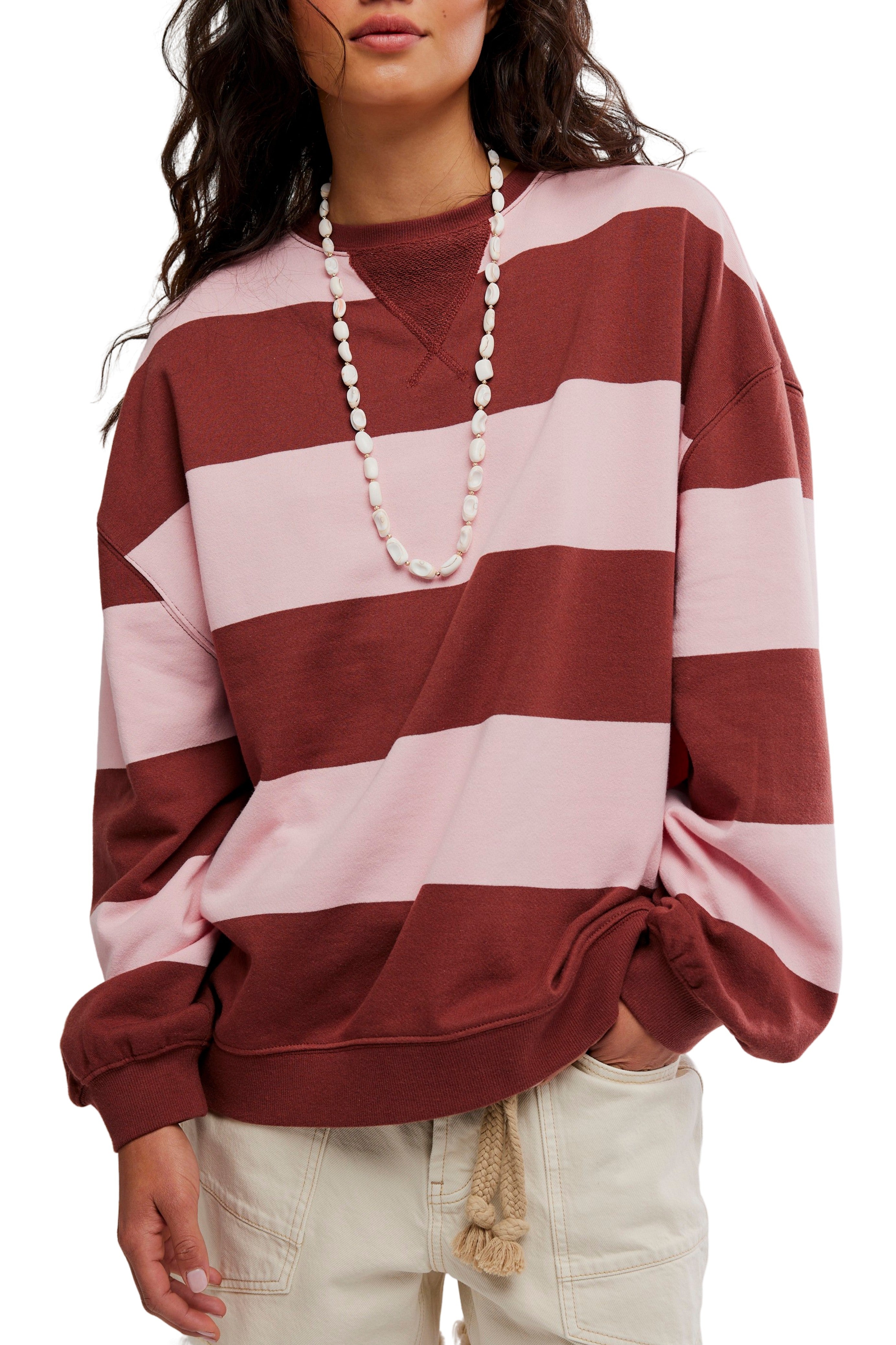 Classic Stripe Crew Wide
