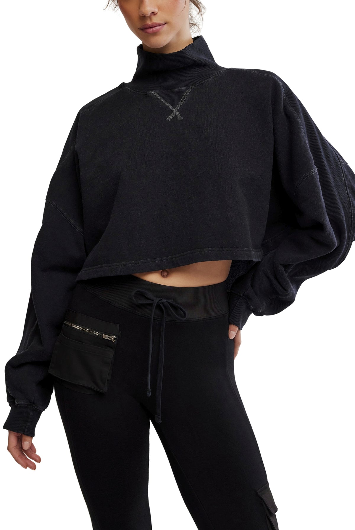 Pick Up Game Pullover In Black