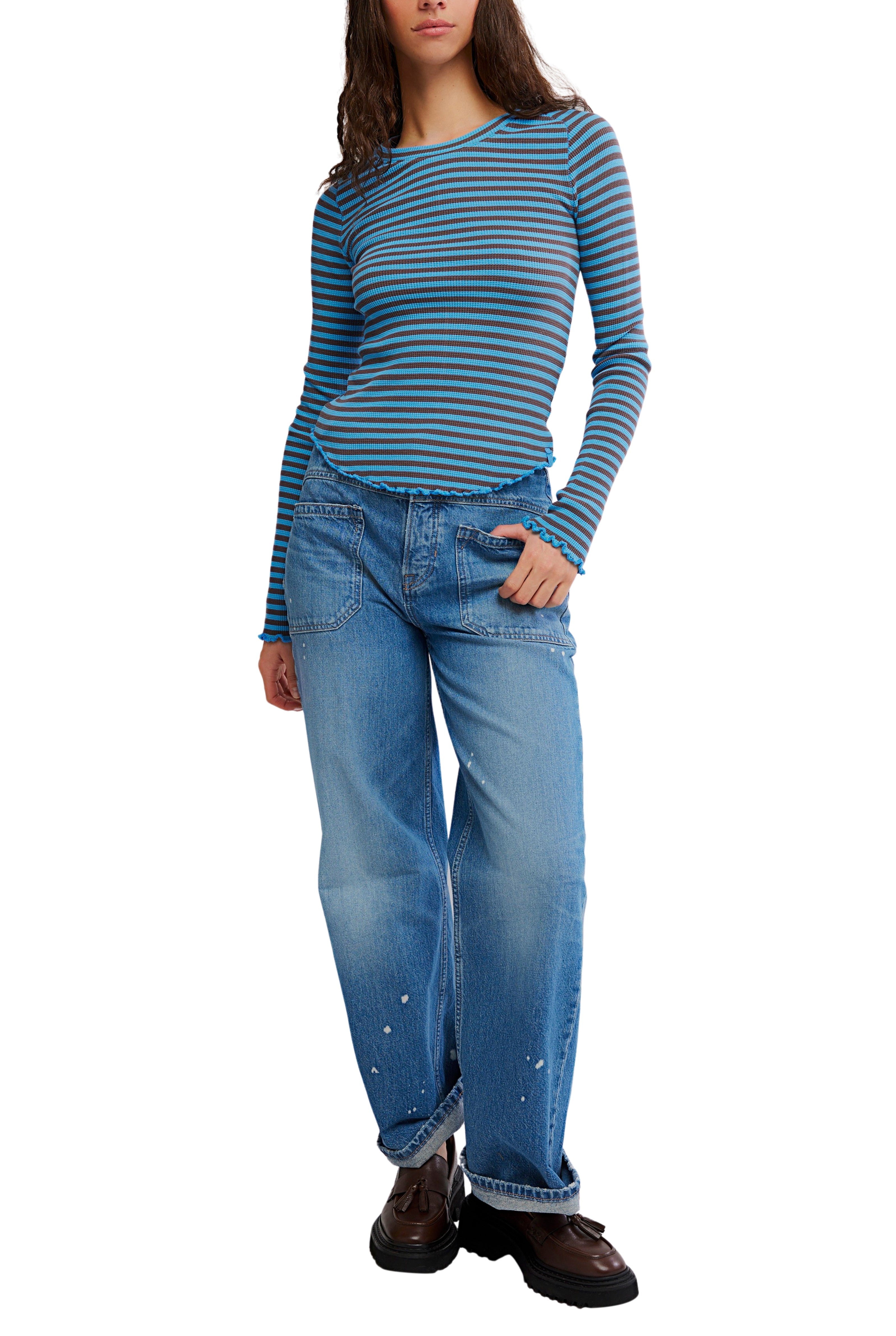 Easy Does It Striped Tee