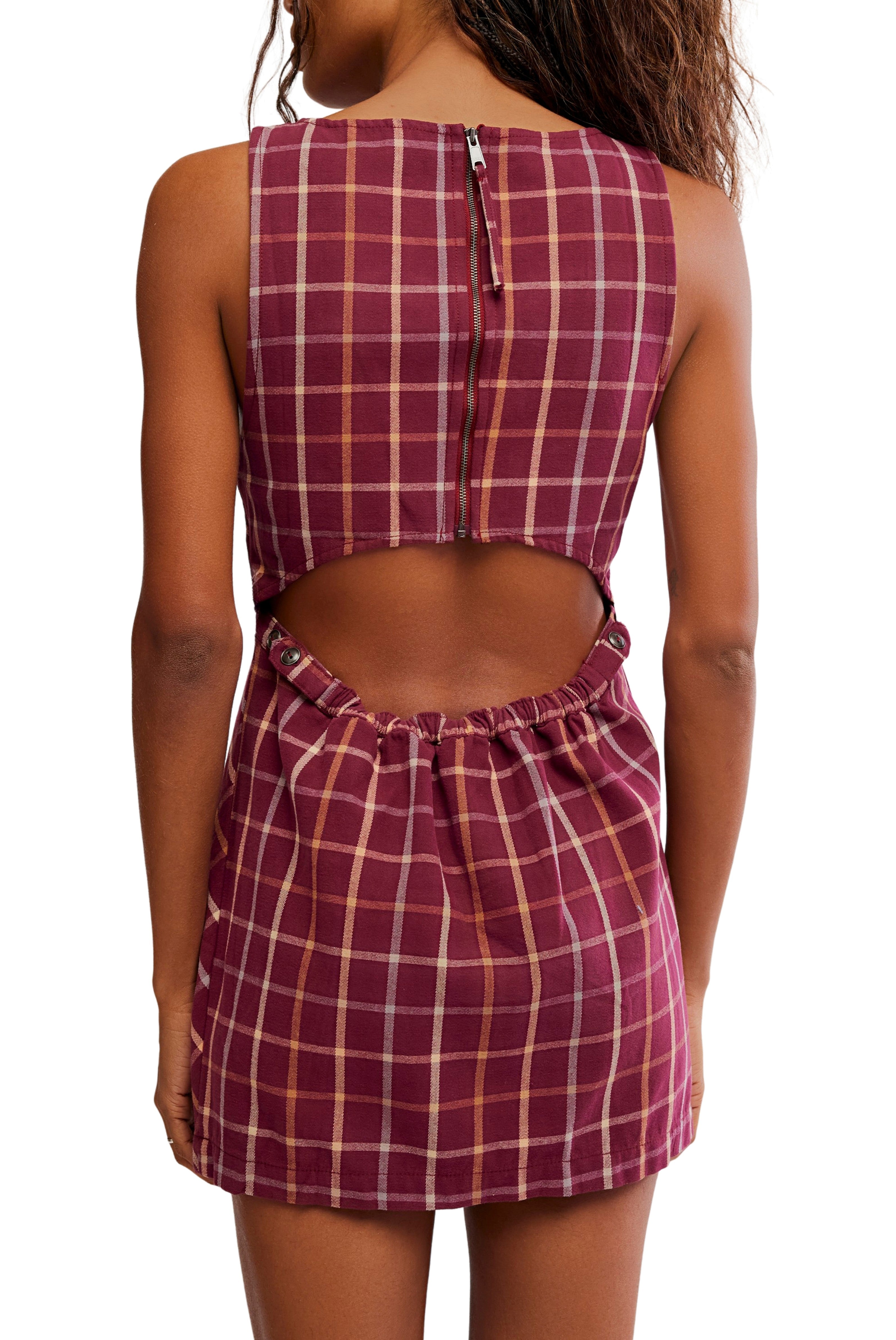 Atlas Plaid Mini Dress