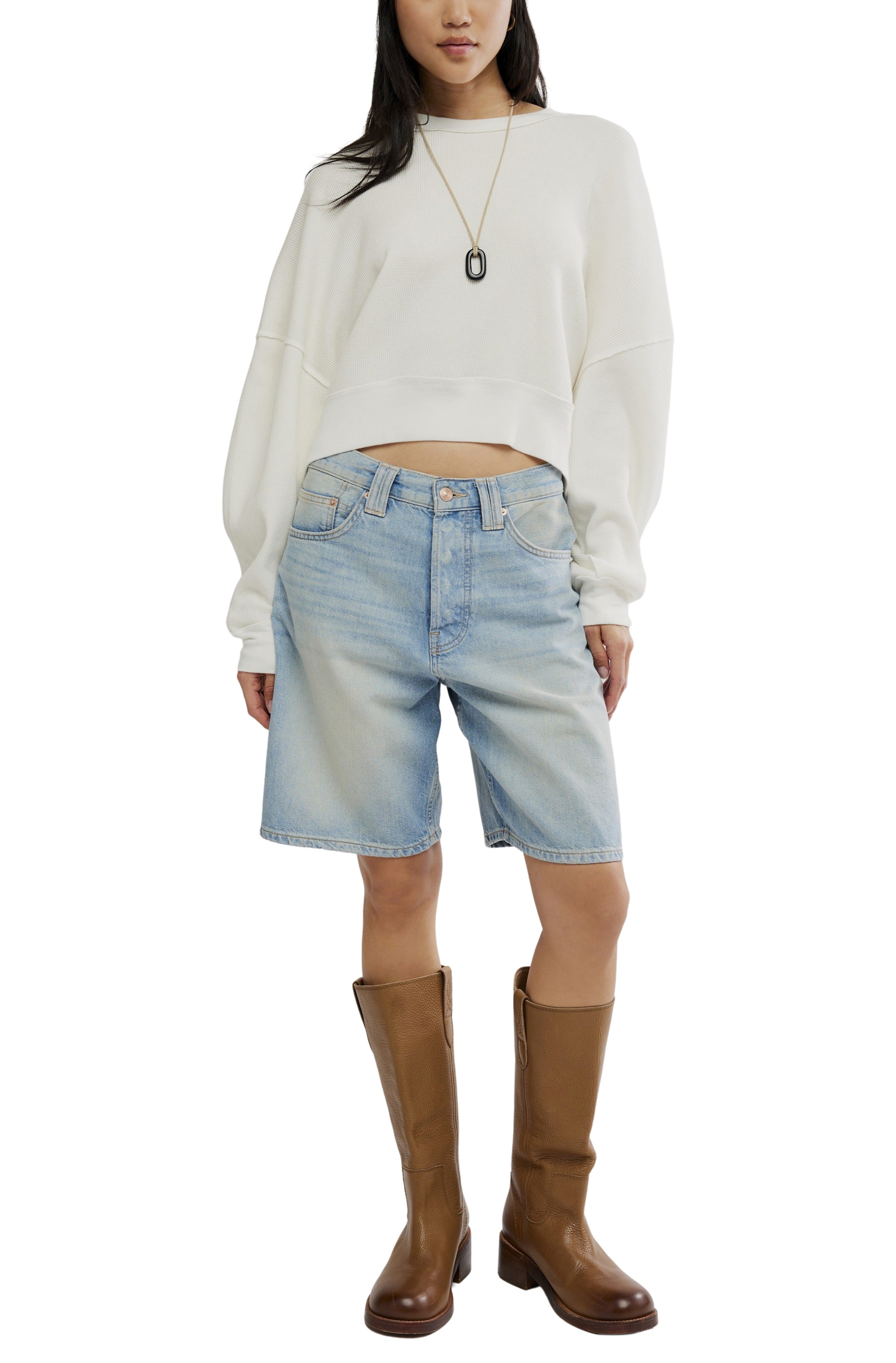 Skyline Tee In Clean Ivory