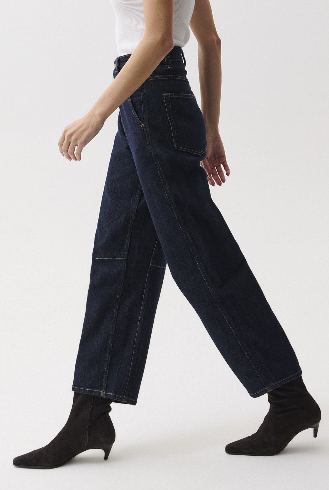 Beau Seamed Crescent Jean