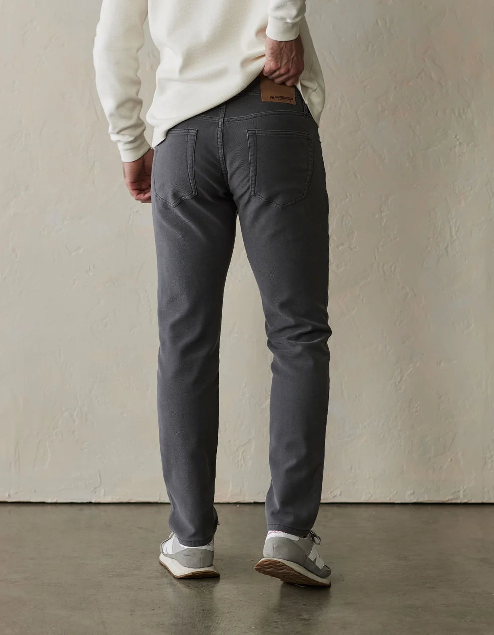 Comfort Terry Pant In Steel