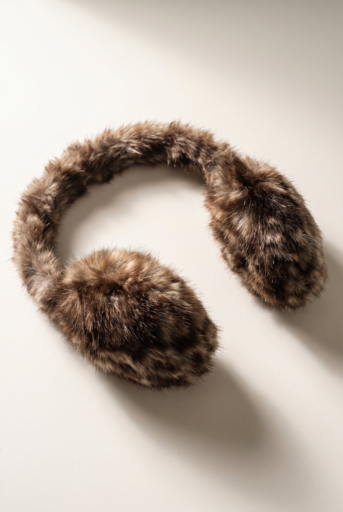 Classic Full Fur Earmuff In Deer