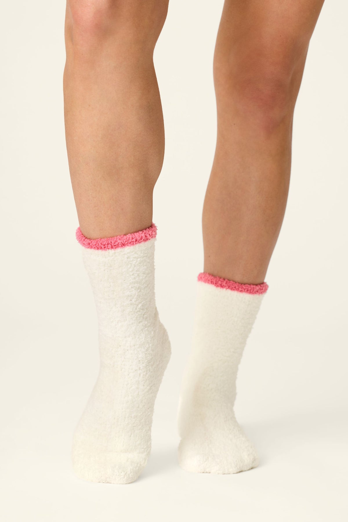Rose Bottle Cozy Crew Sock