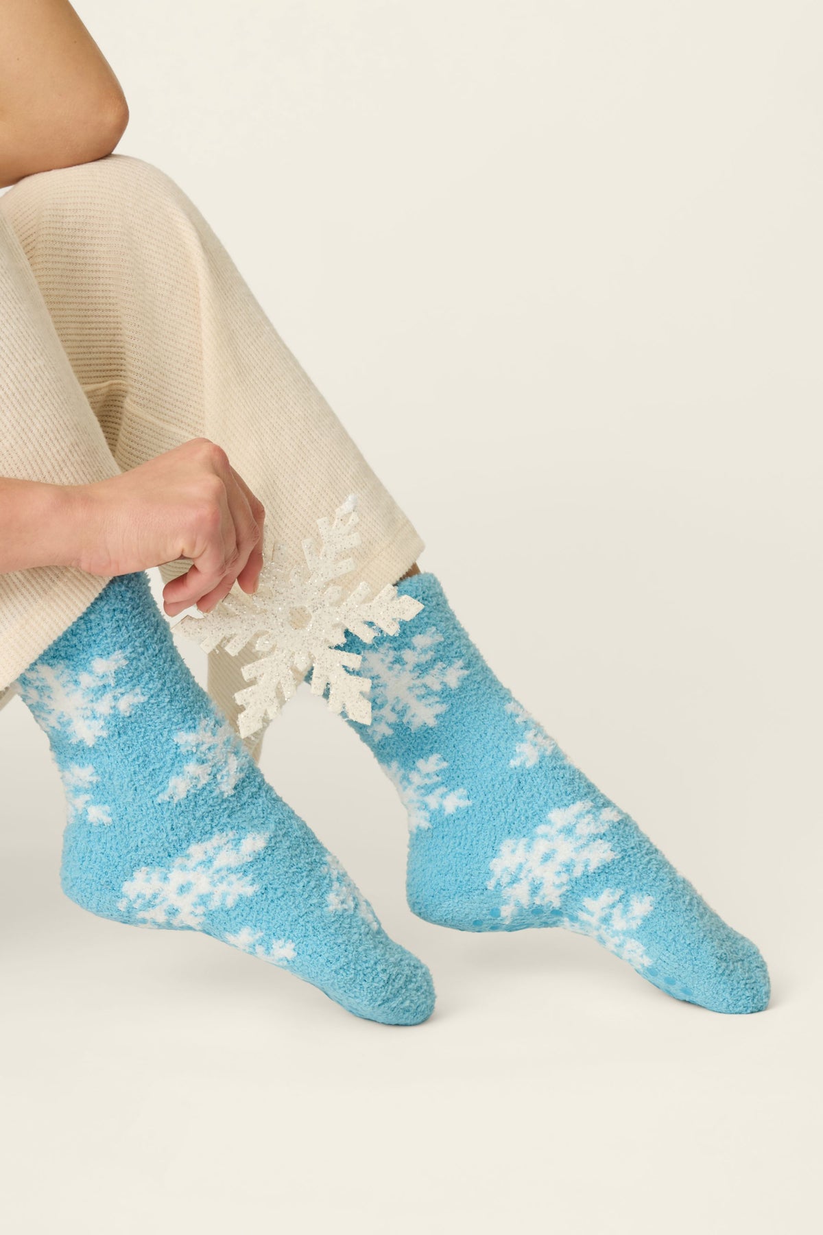 Ski Jammie Cozy Crew Socks