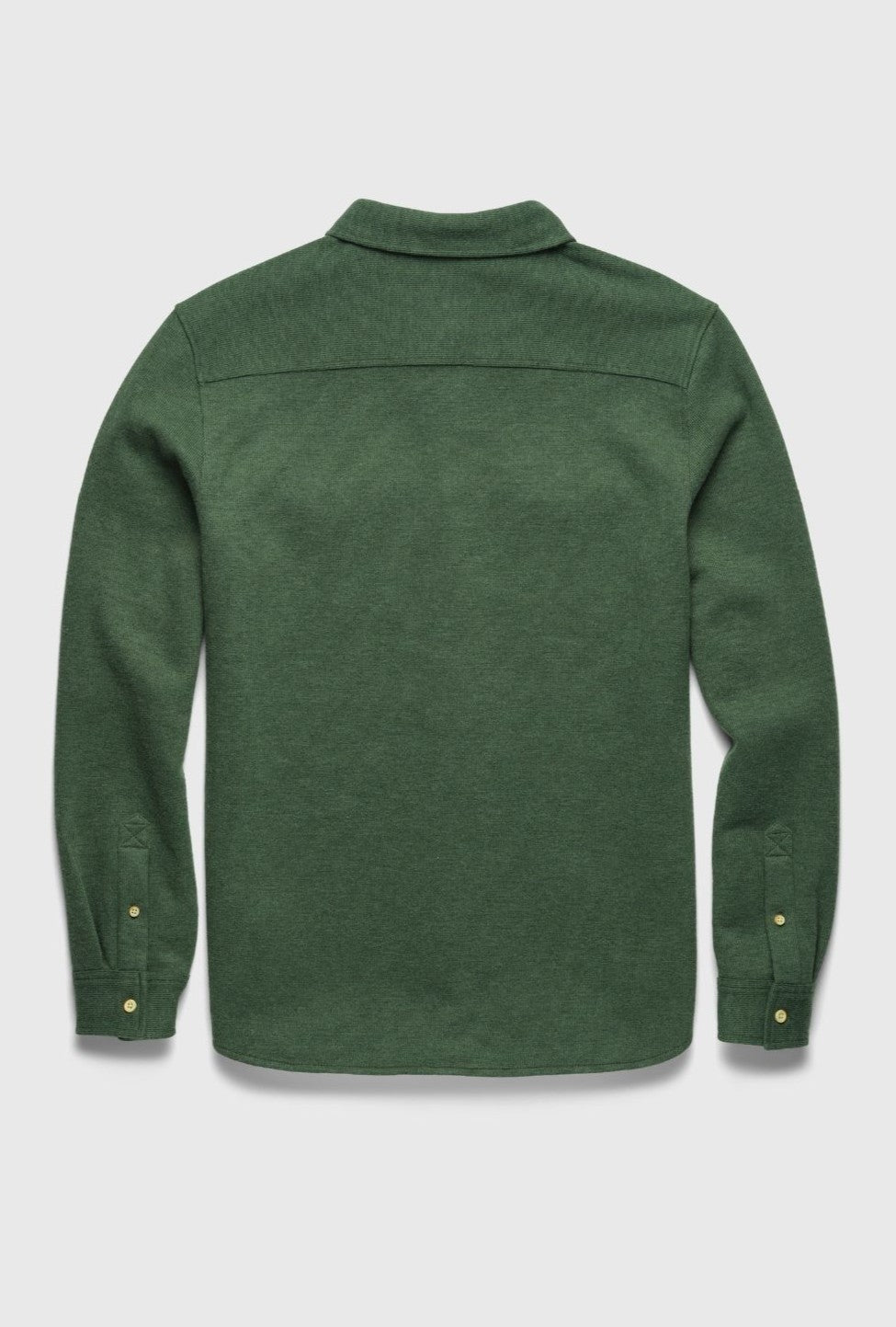 Rex Rib Knit Shirt In Green Heather