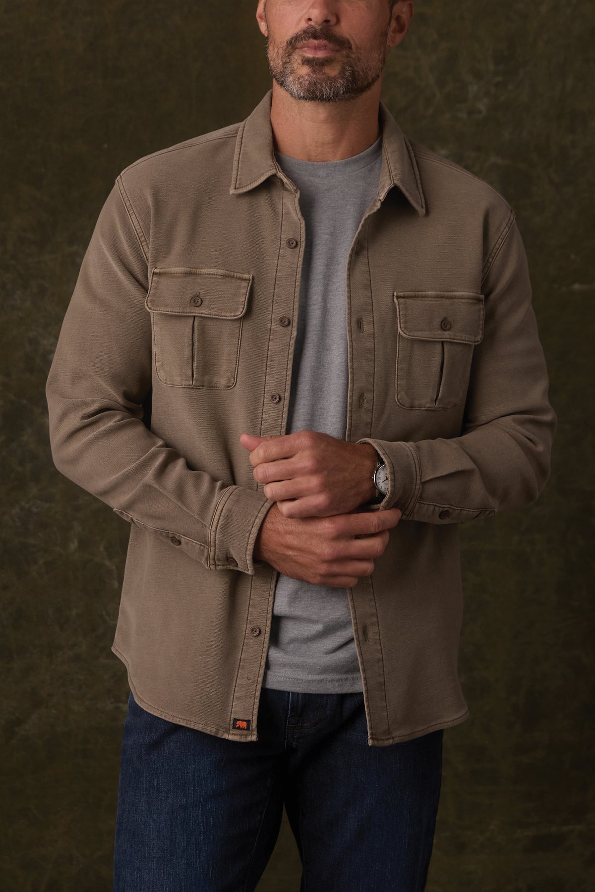 Comfort Terry Shirt Jacket