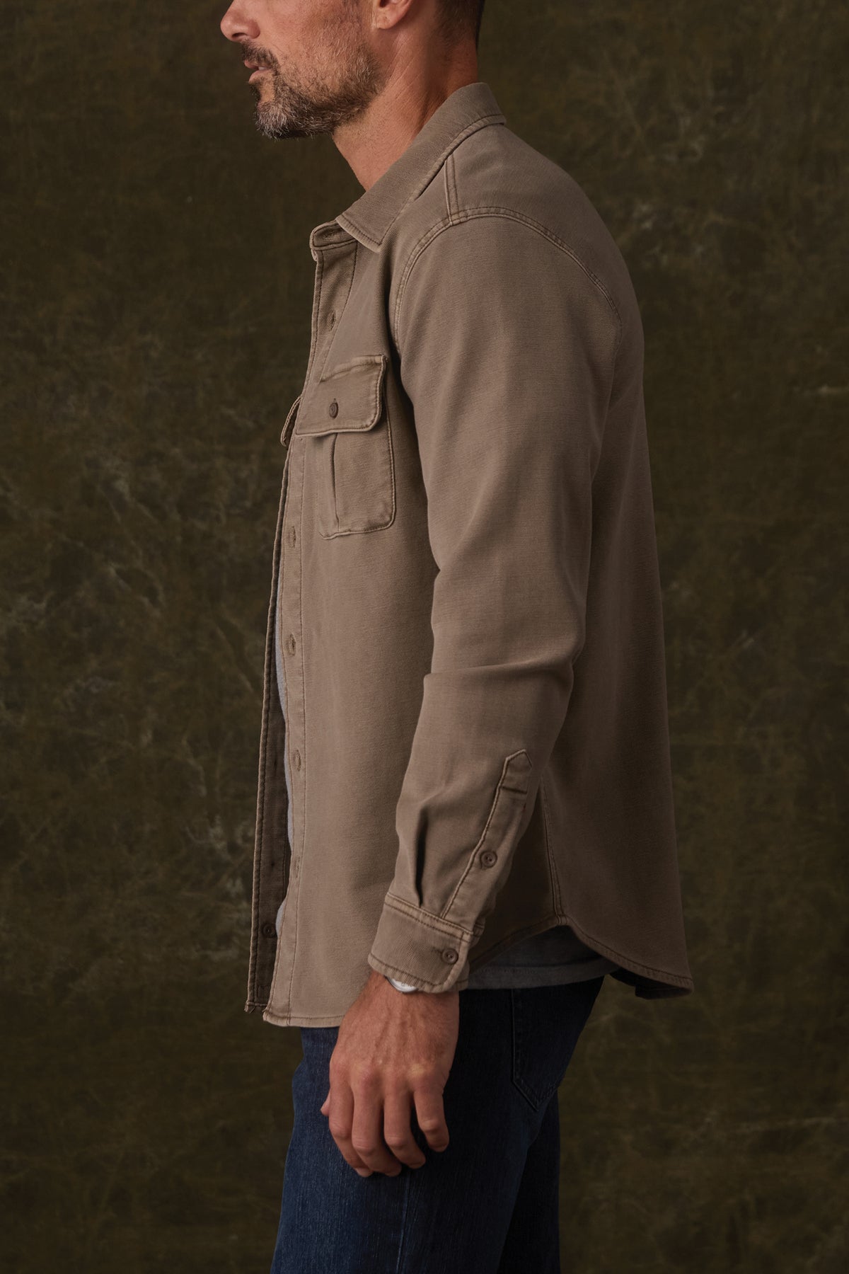Comfort Terry Shirt Jacket