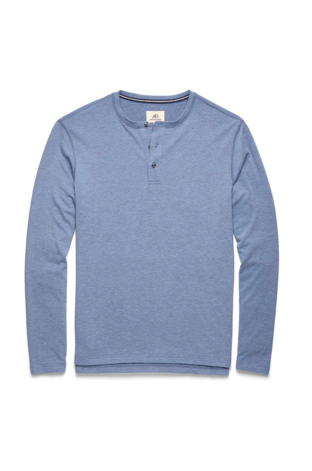 Sean Long Sleeve Super Soft 3 Button Henley