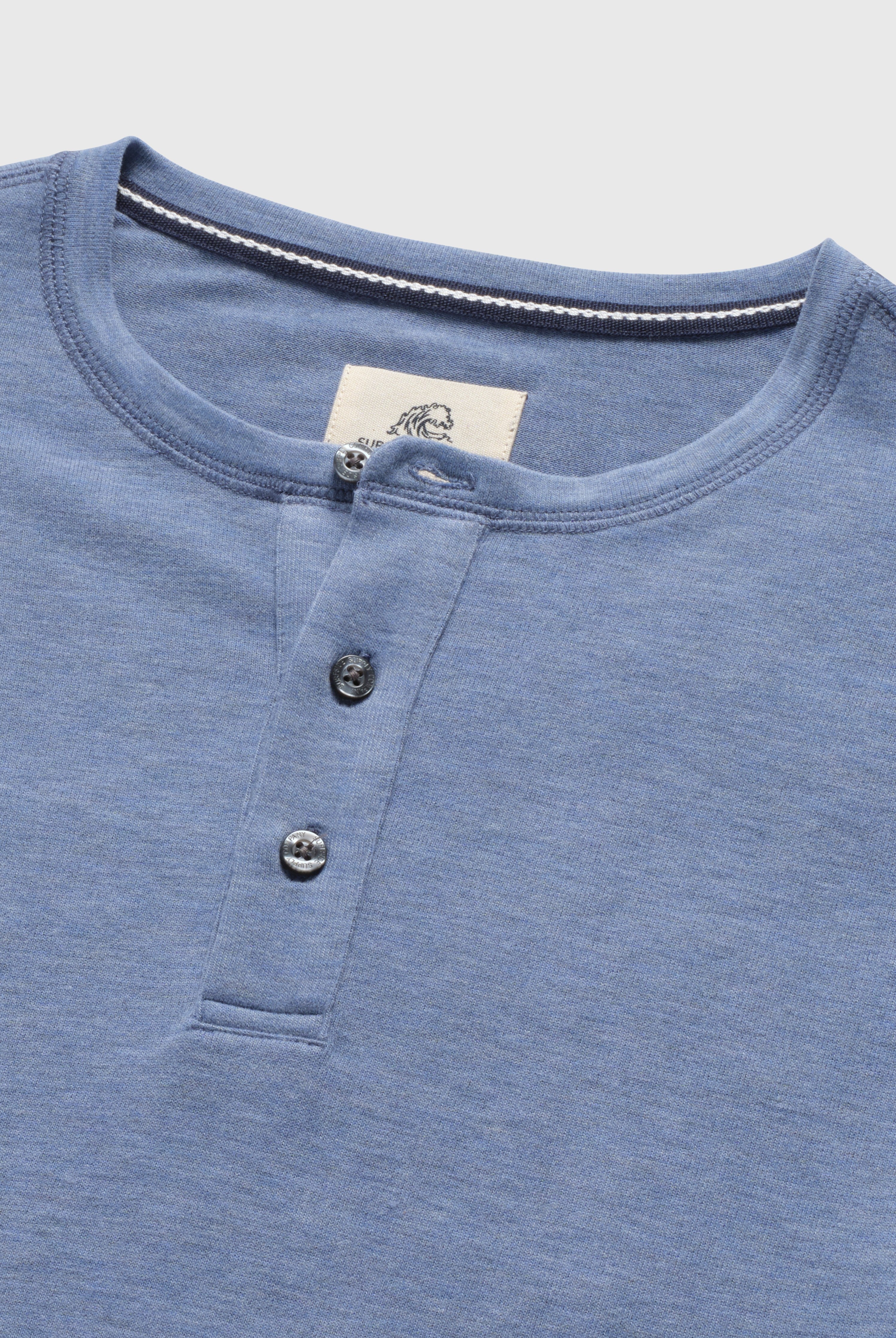 Sean Long Sleeve Super Soft 3 Button Henley