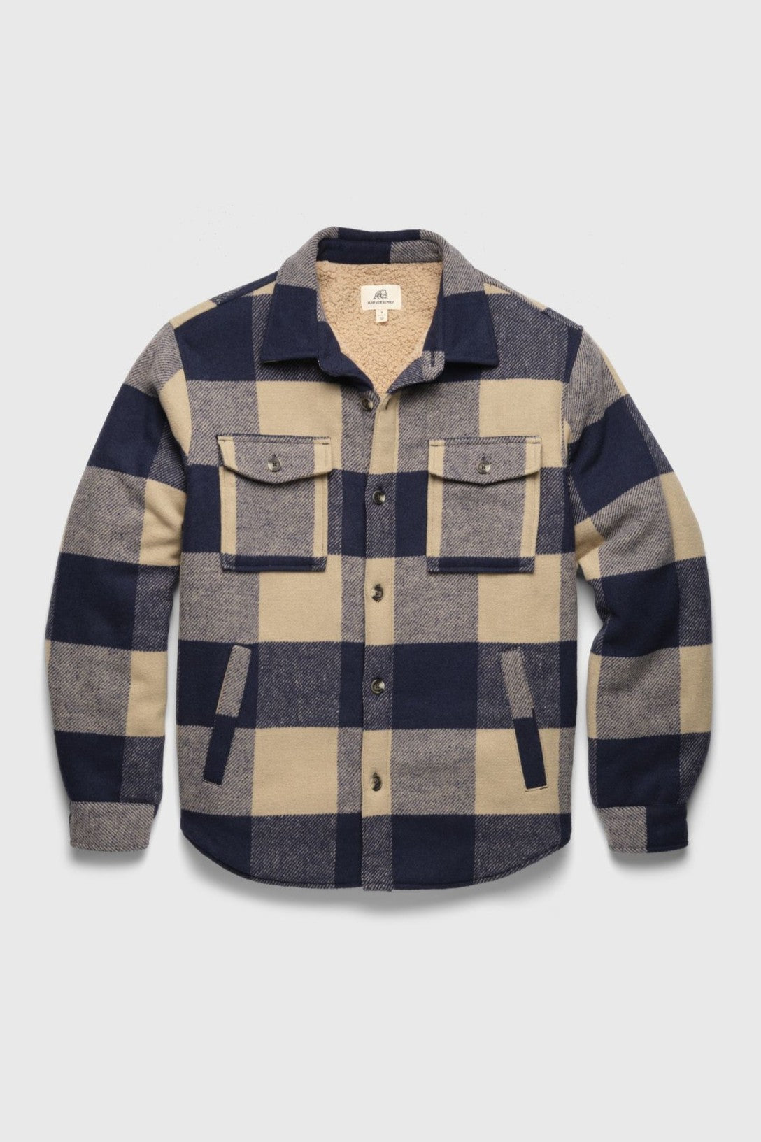 Skip Sherpa Lined Buffalo Check Shirt Jacket