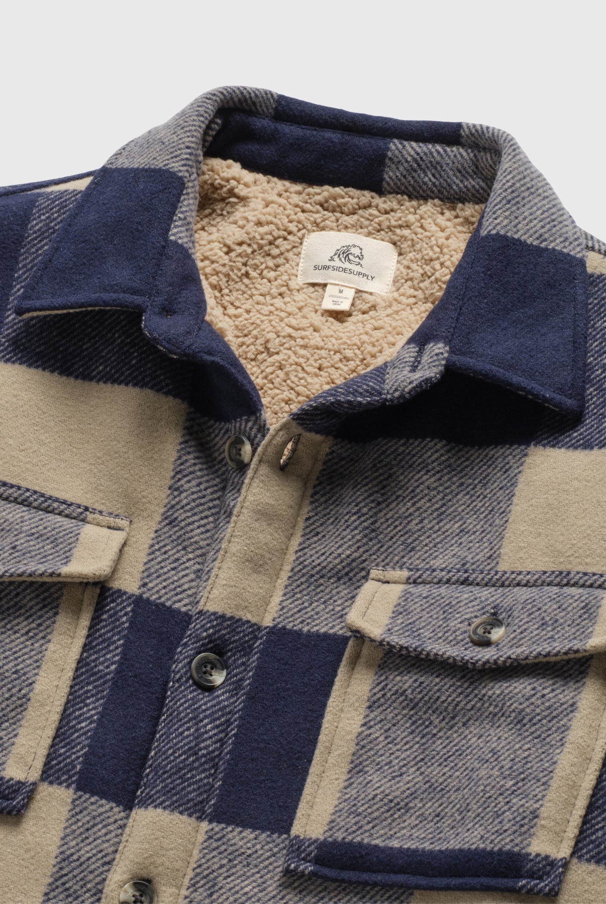 Skip Sherpa Lined Buffalo Check Shirt Jacket