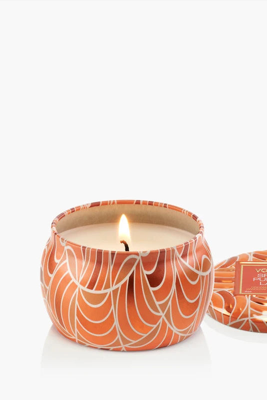 Spiced Pumpkin Latte Mini Tin Candle