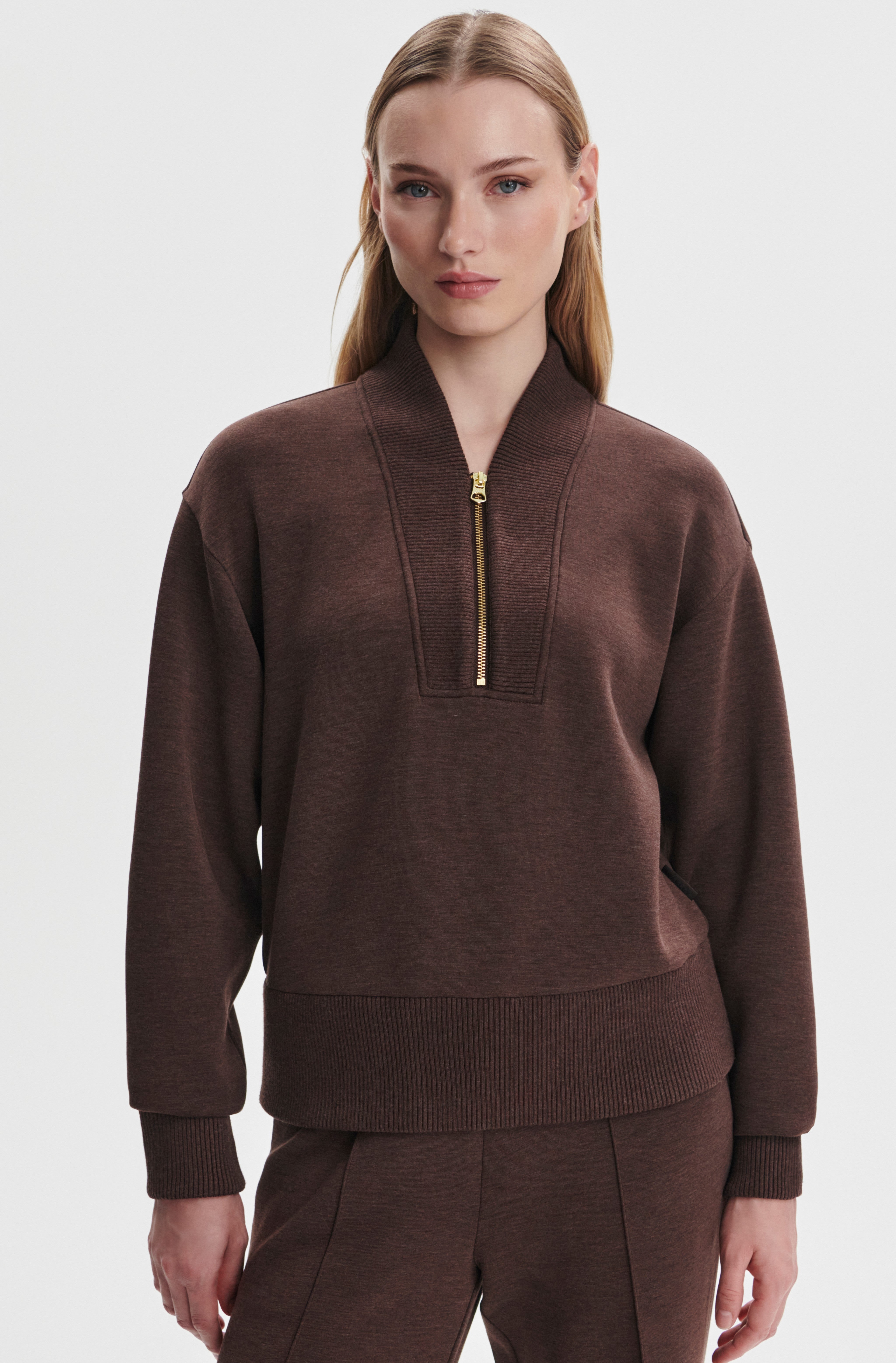 Sally Half Zip Sweat